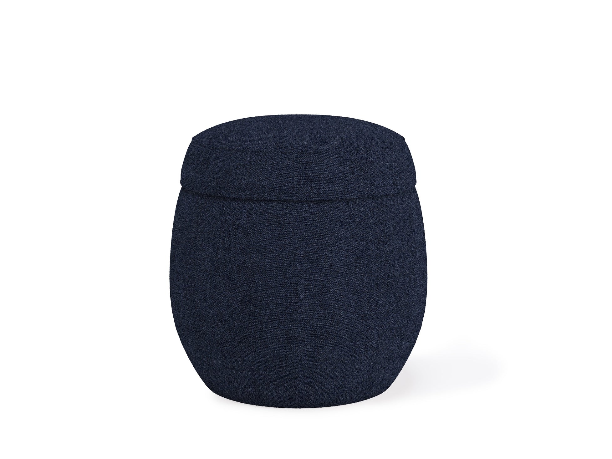 Flex Blue Jeans Upholstered Ottoman