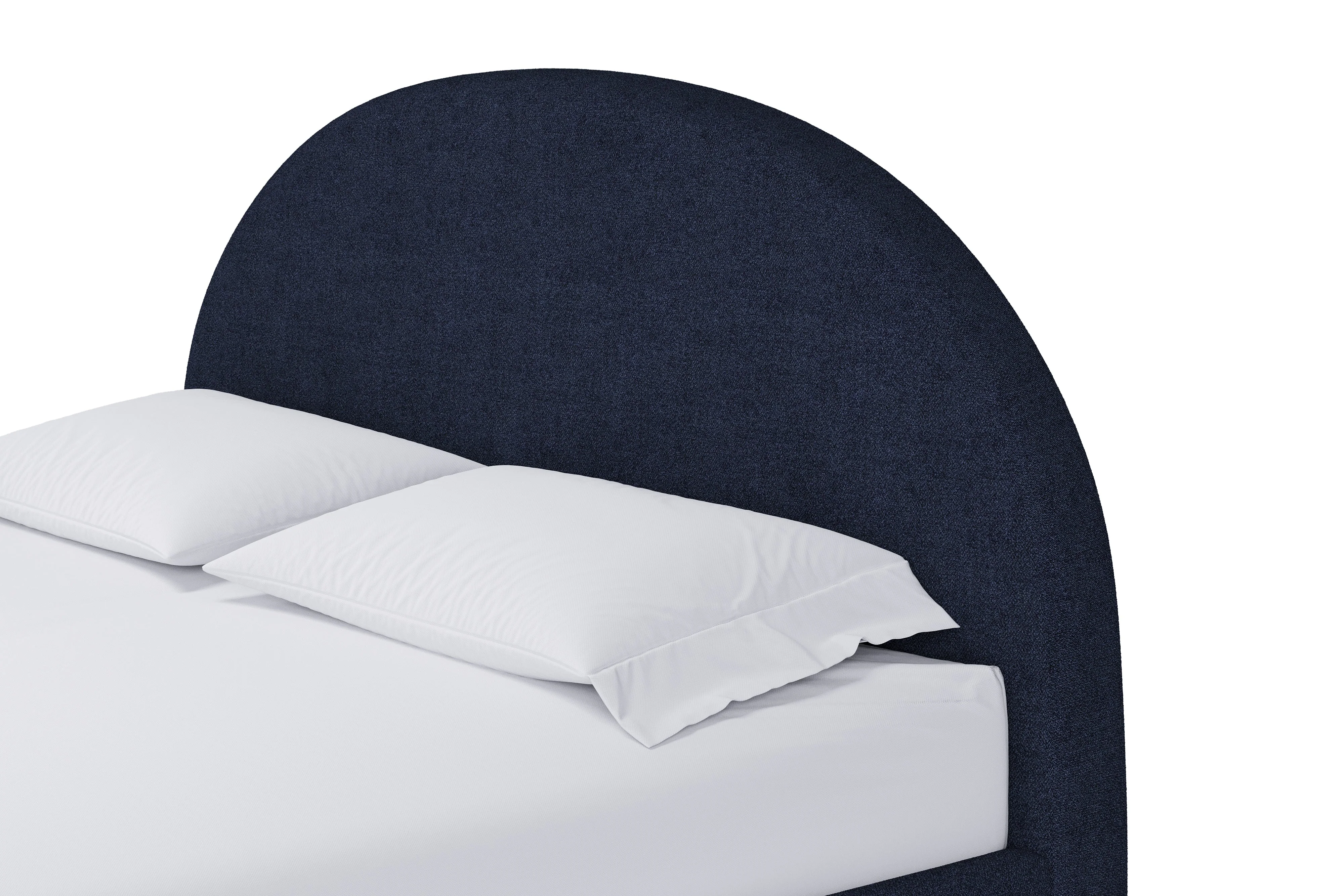 Flex Eastern King Upholstered Bed in Blue Jeans Chenille - Image 4