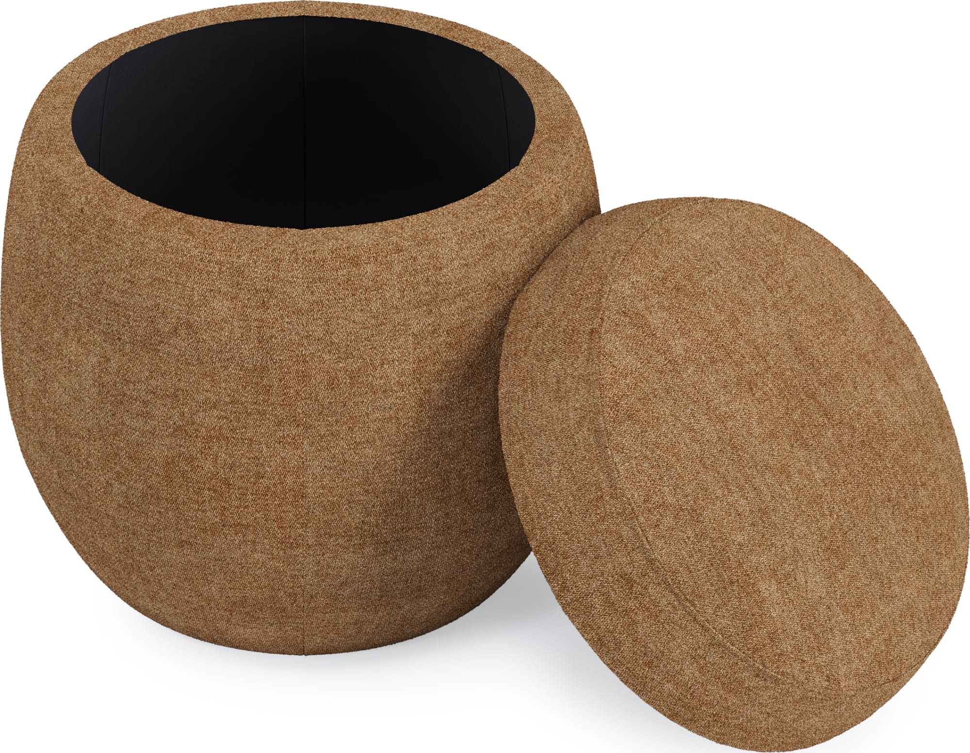 Flex Porcini Upholstered Ottoman - Image 3