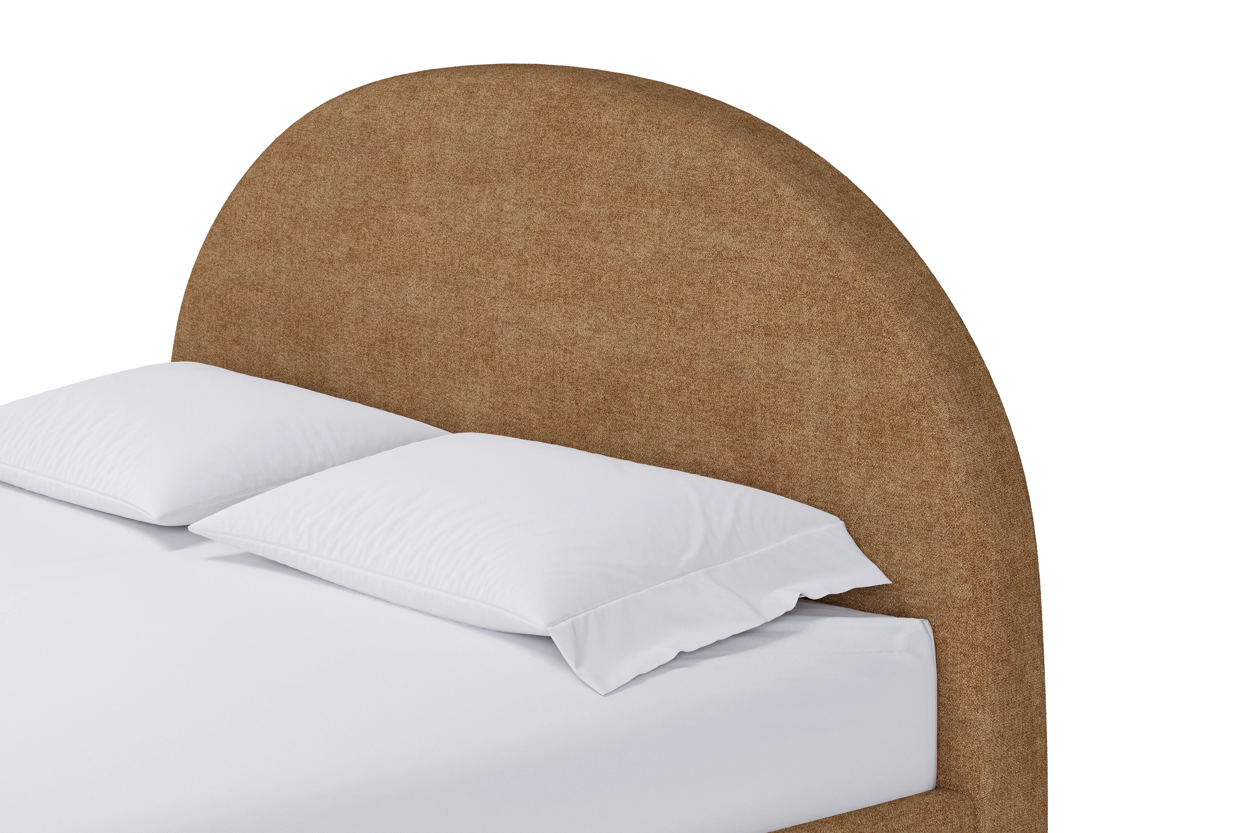 Flex Queen Upholstered Bed in Porcini Chenille - Image 4