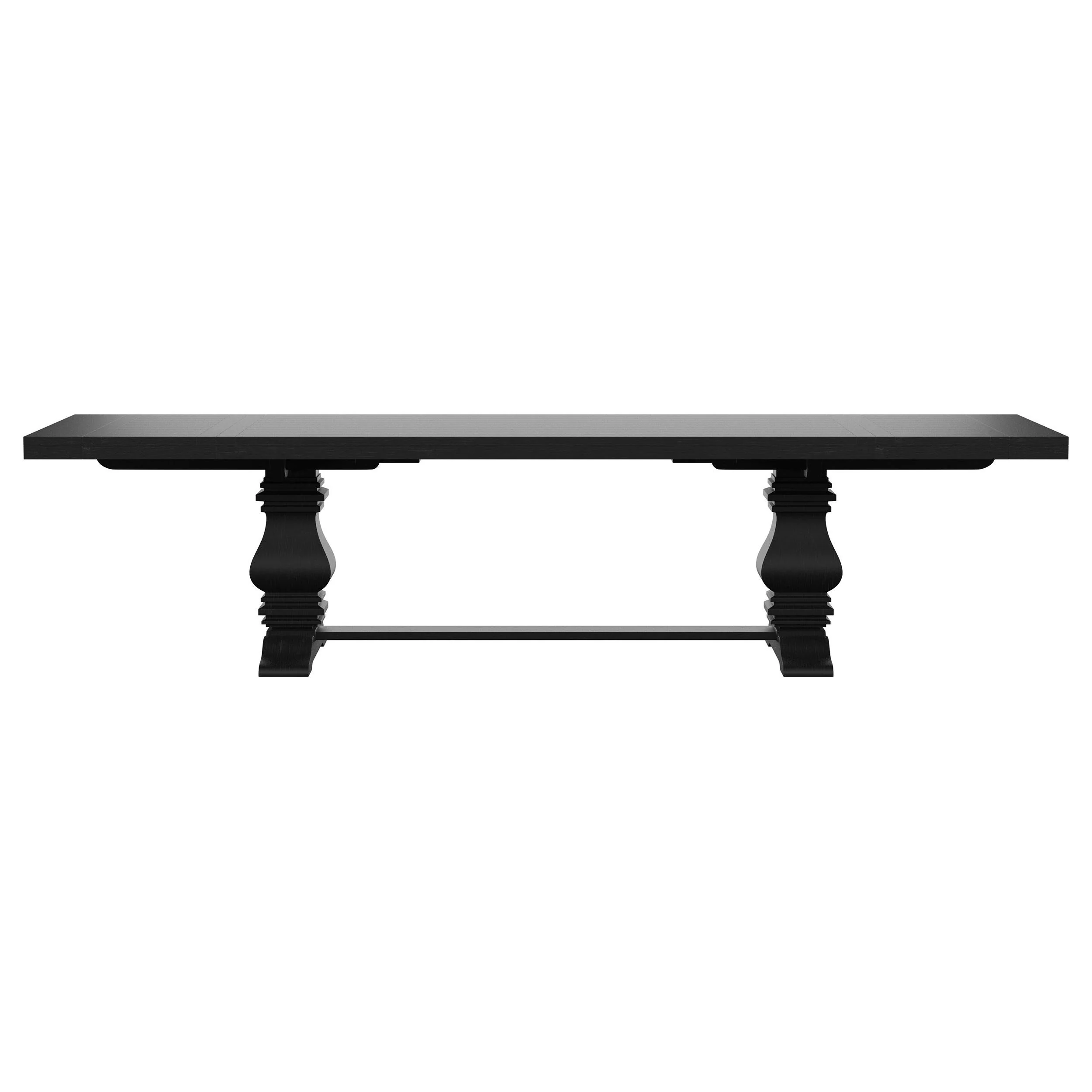 Florence Beige 9-Piece 126-inch Extension Dining Table Set - Image 3