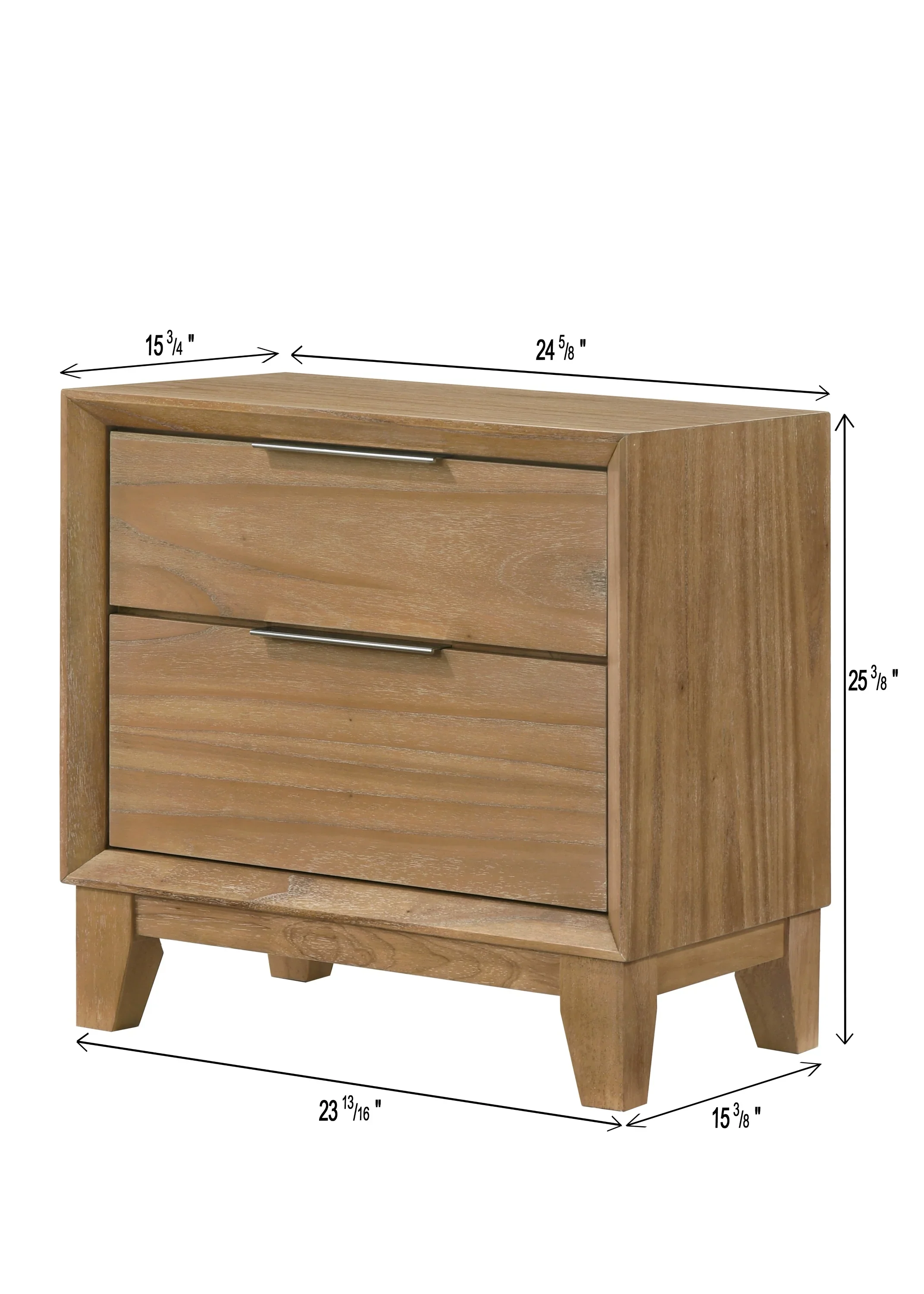 Florian Natural Nightstand - Image 2