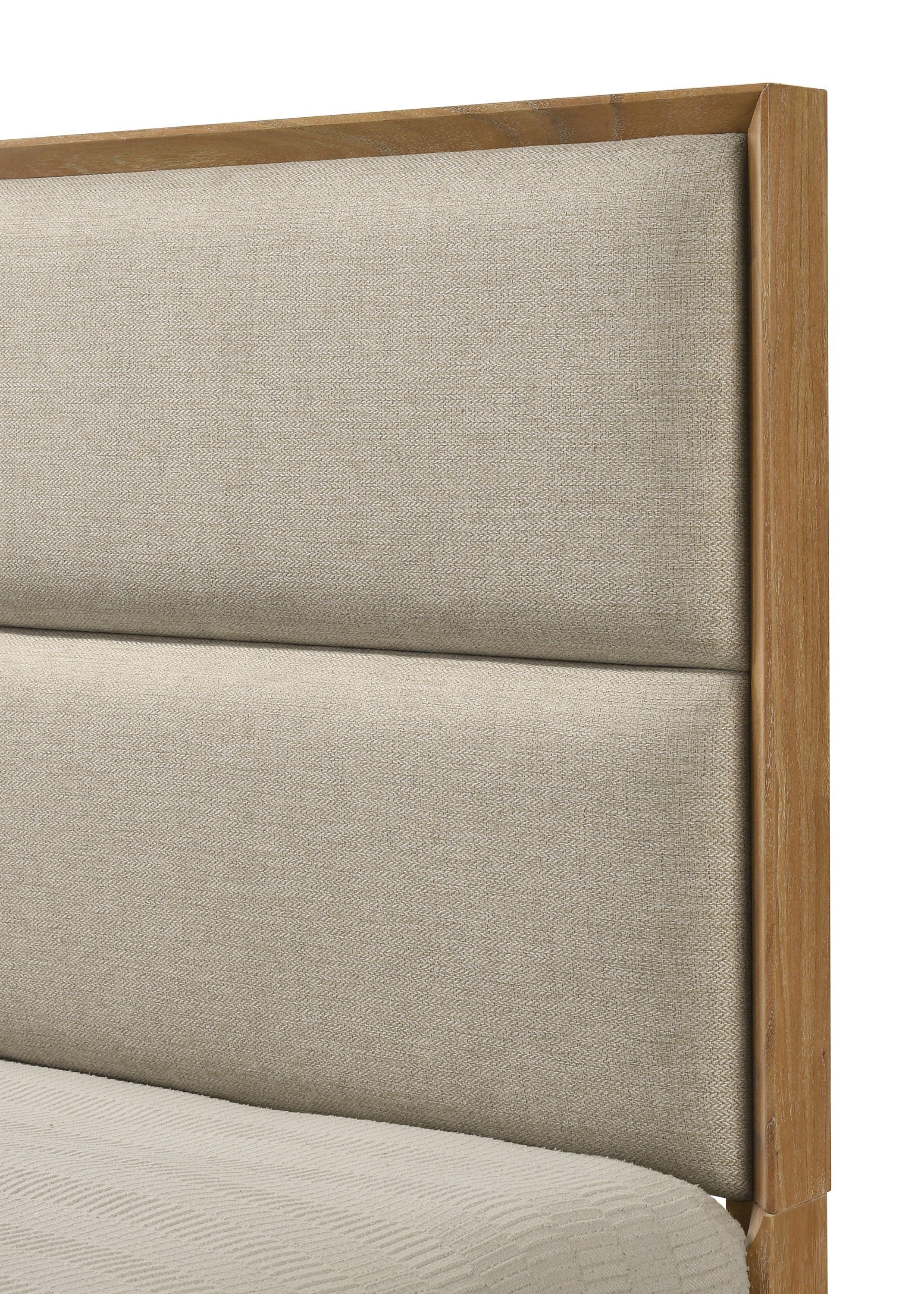 Florian Natural Upholstered Storage Platform Bedroom Set - Image 5