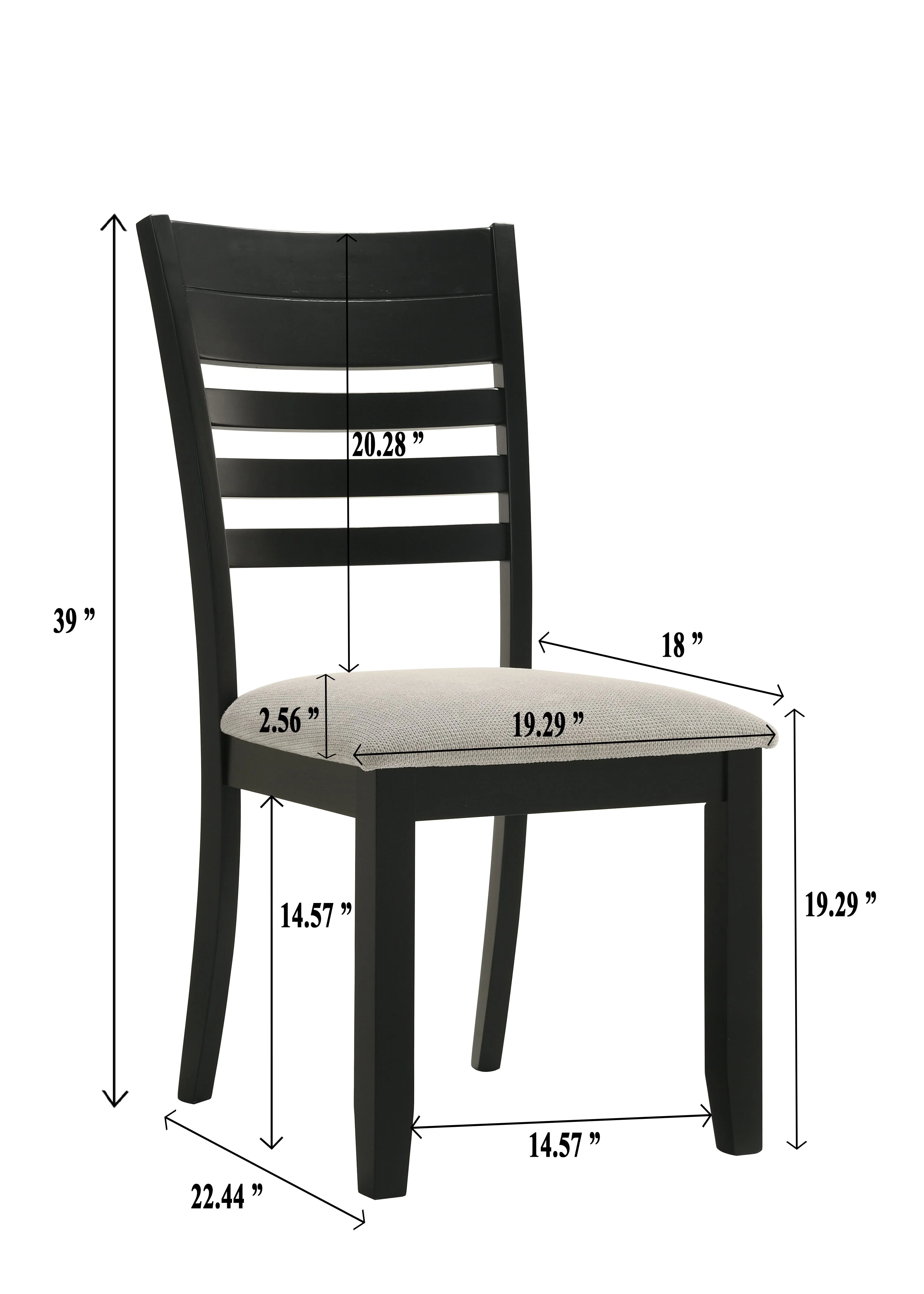 Folio Black and Neutral Dining Set - Image 14