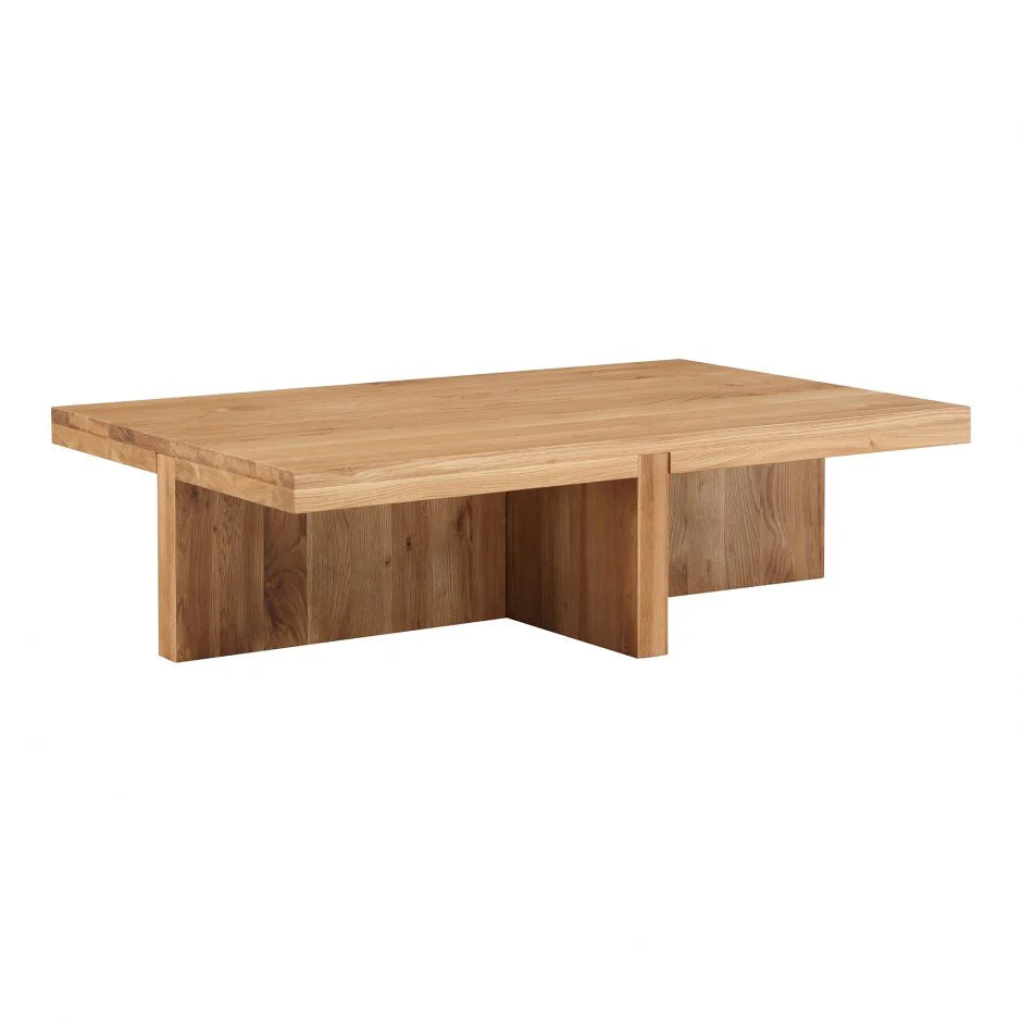 Folke Rectangular Coffee Table Natural - Image 6