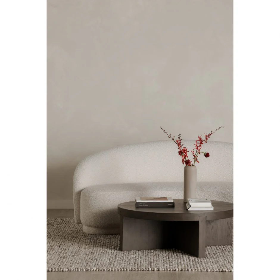 Folke Round Coffee Table Dark Brown - Image 4