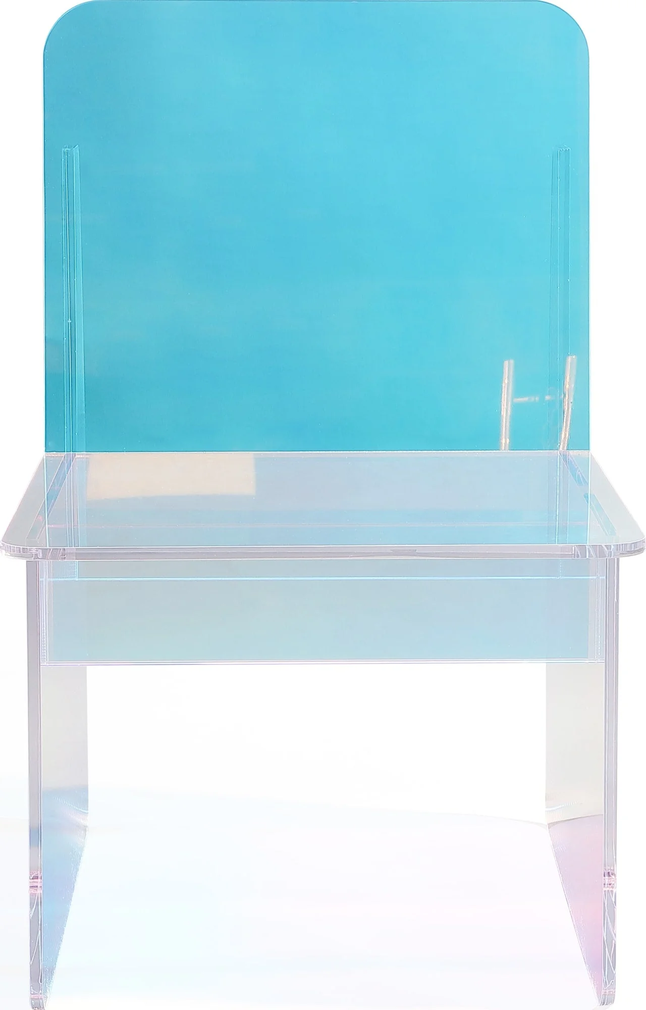 Fomo Honeyberry Iridescent Acrylic Accent Chair - Image 7