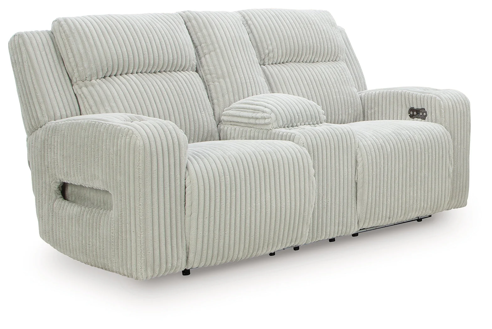 Forest Lake Alloy Power Reclining Loveseat with Console - Image 2