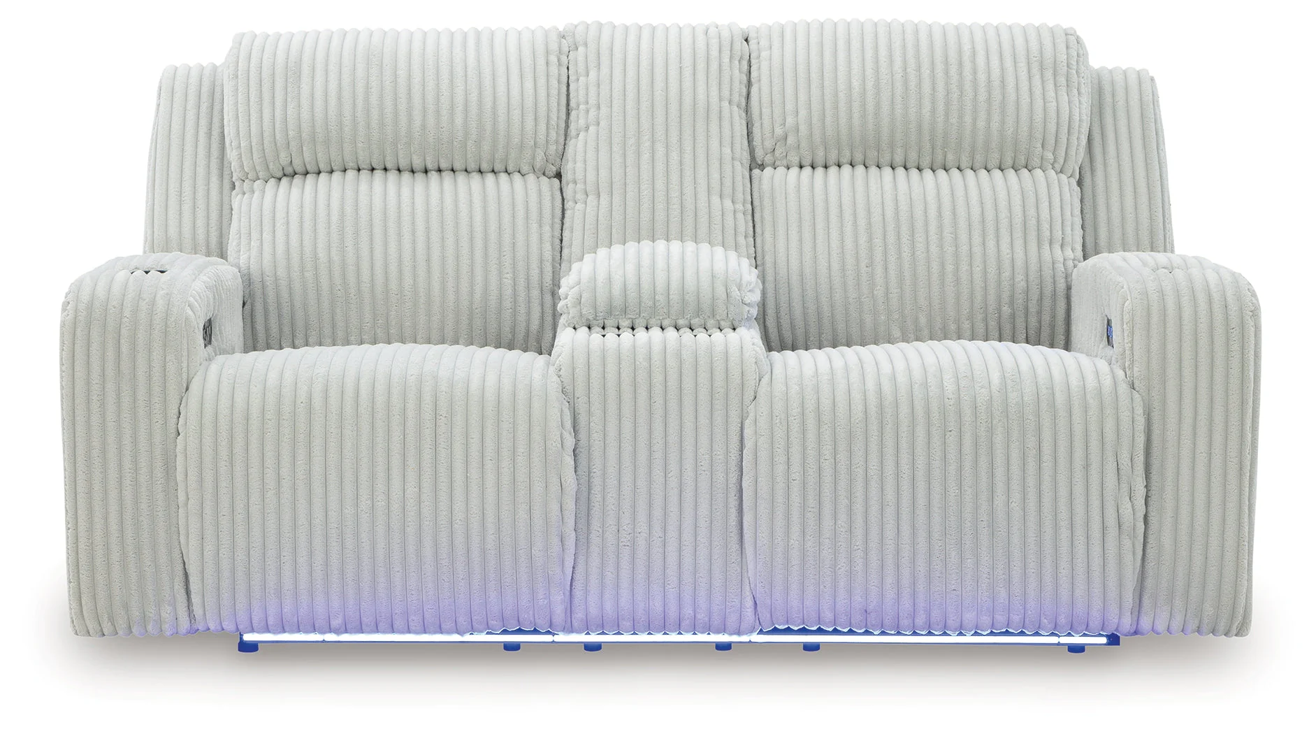 Forest Lake Alloy Power Reclining Loveseat with Console - Image 5