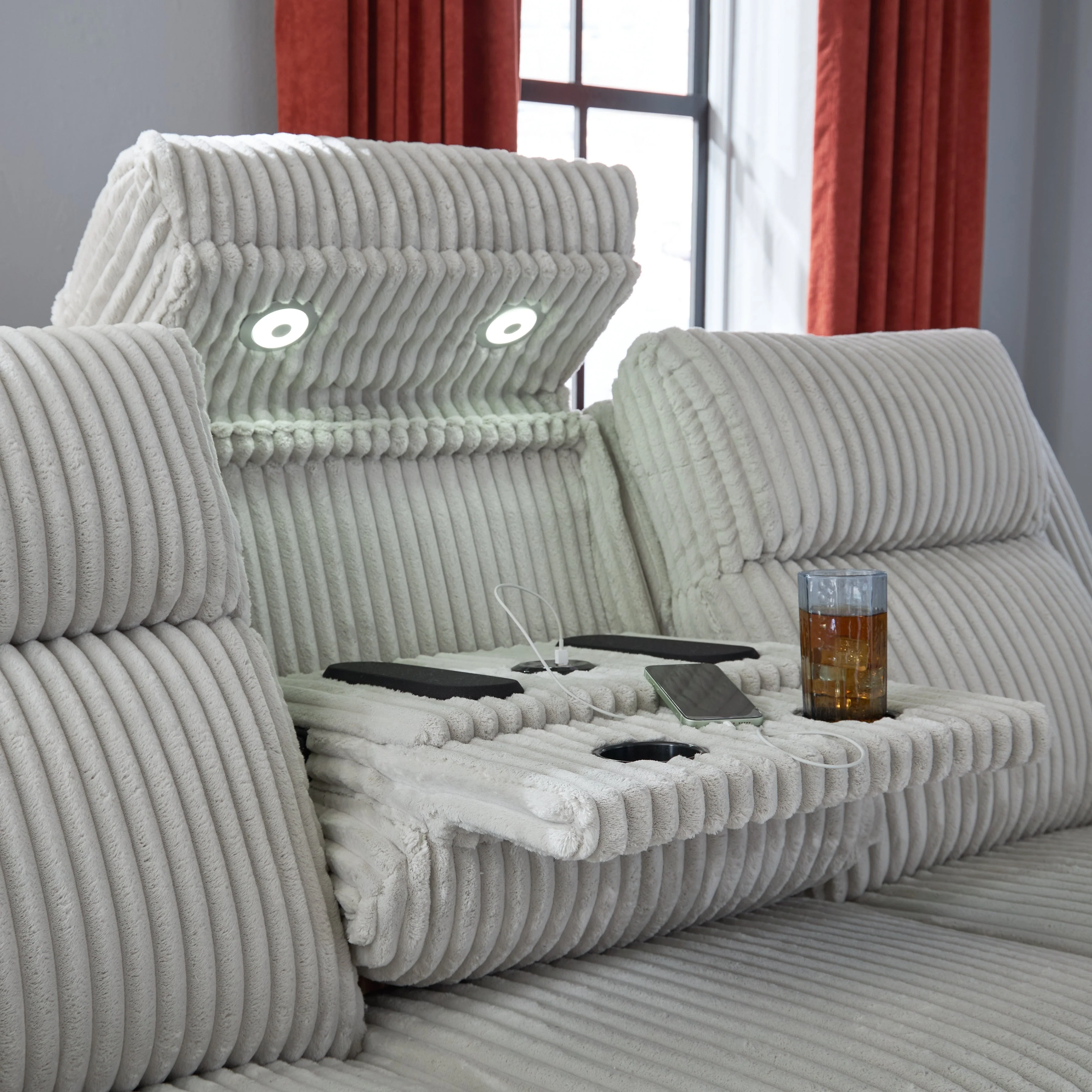 Forest Lake Alloy Power Reclining Sofa - Image 9