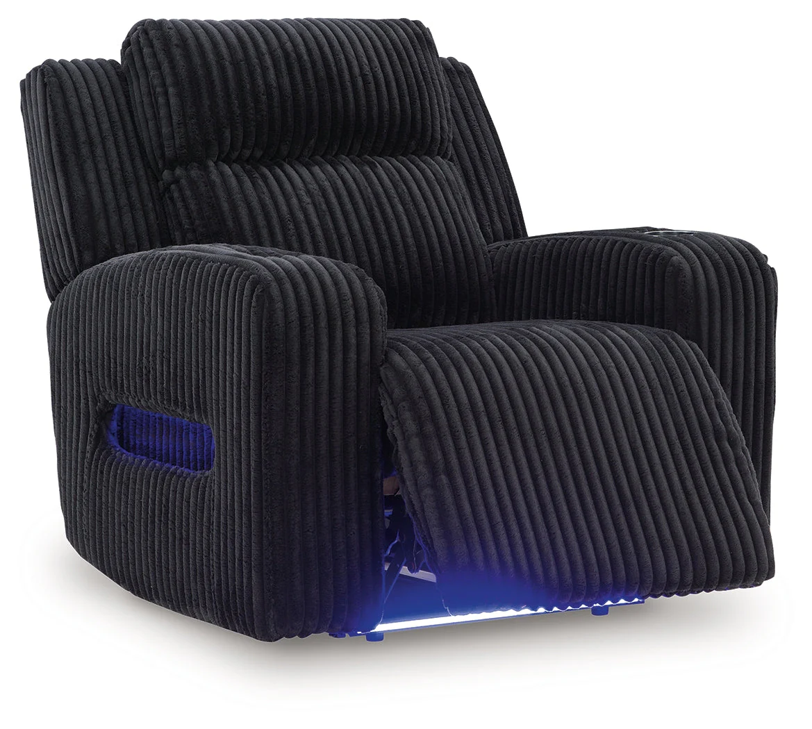 Forest Lake Black Power Recliner - Image 3