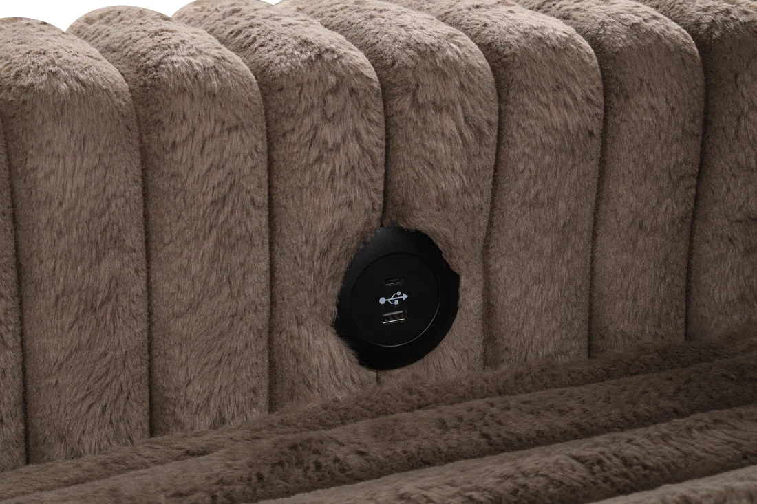 Forever Mocha Sectional With Pull-Out Bed - Image 4
