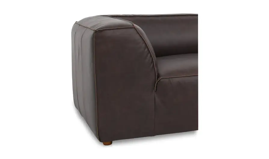 Form Classic L-Shaped Modular Sectional Espresso Brown - Image 7