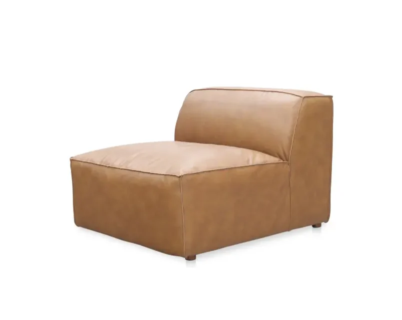 Form Slipper Chair Sonoran Tan Leather - Image 4