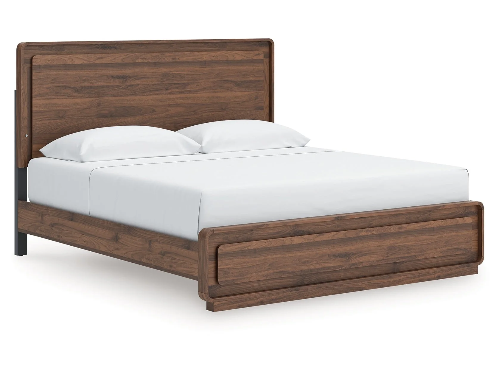 Fortlorn Walnut Brown King Panel Bed