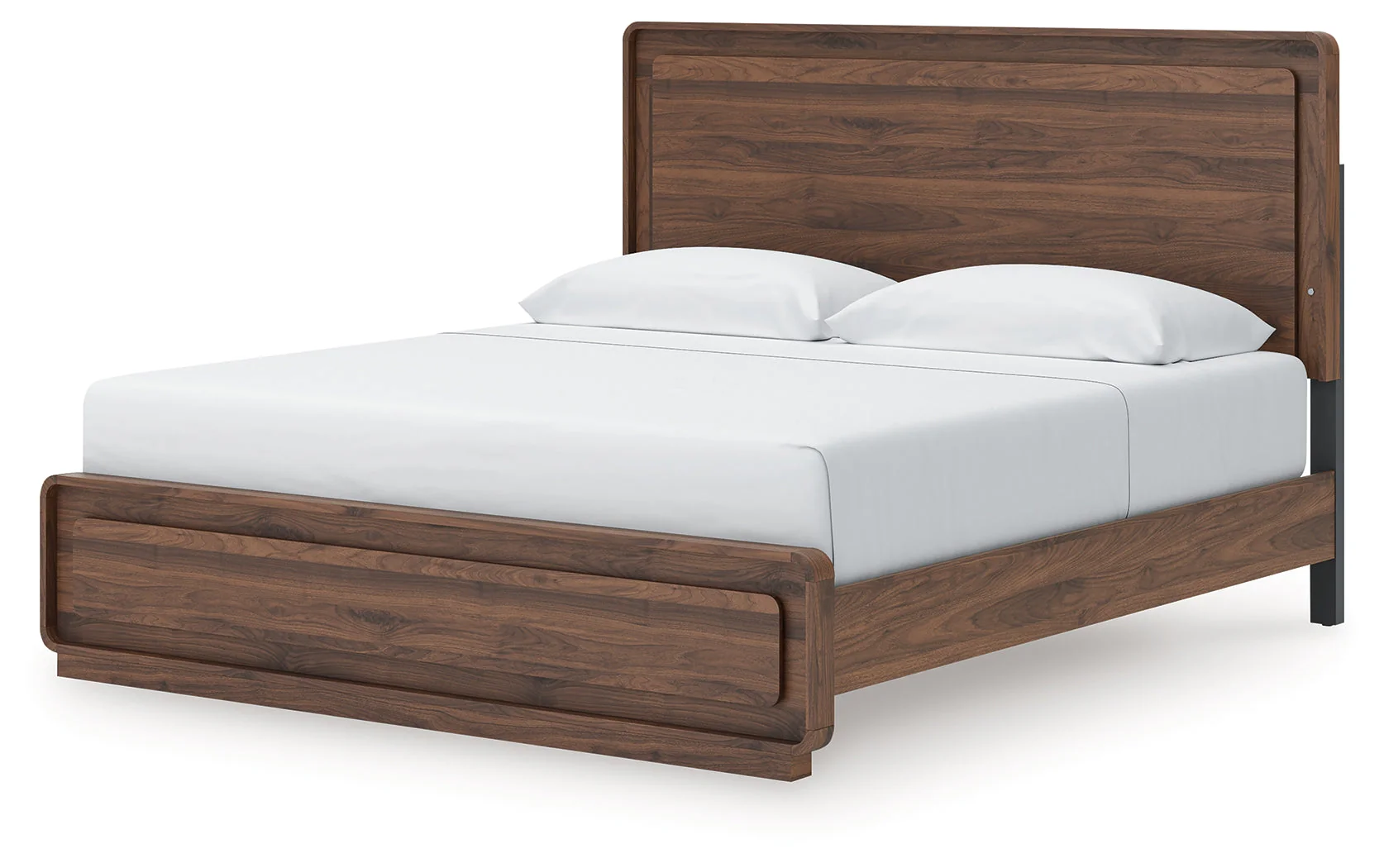 Fortlorn Walnut Brown King Panel Bed - Image 3