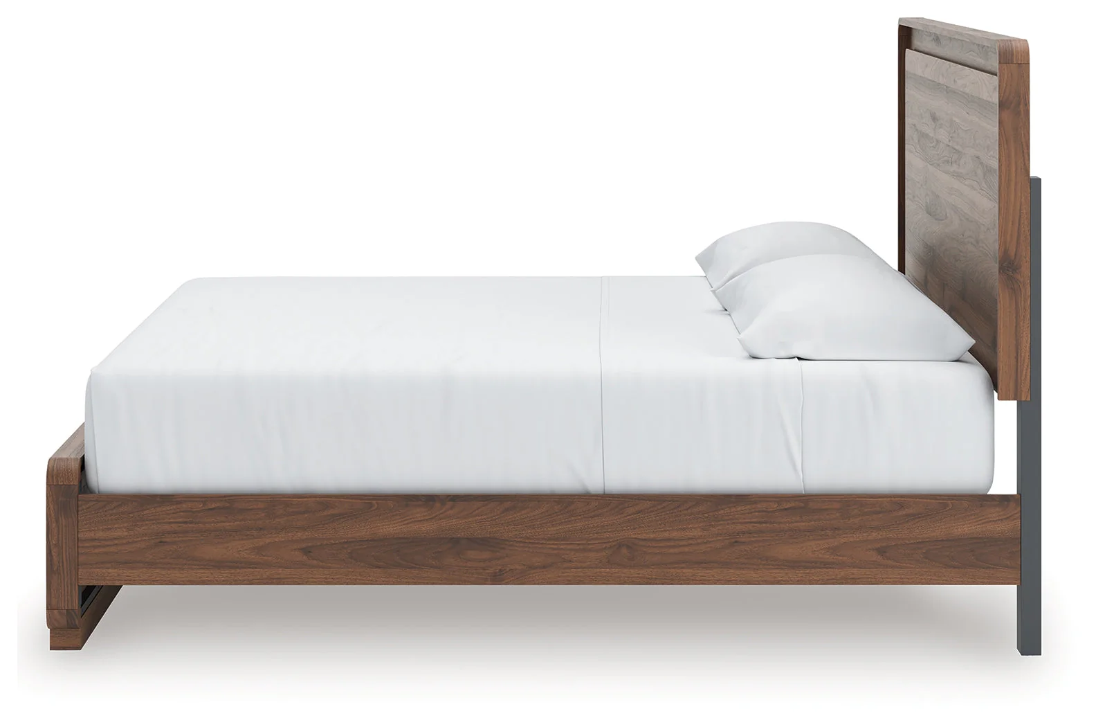 Fortlorn Walnut Brown King Panel Bed - Image 8