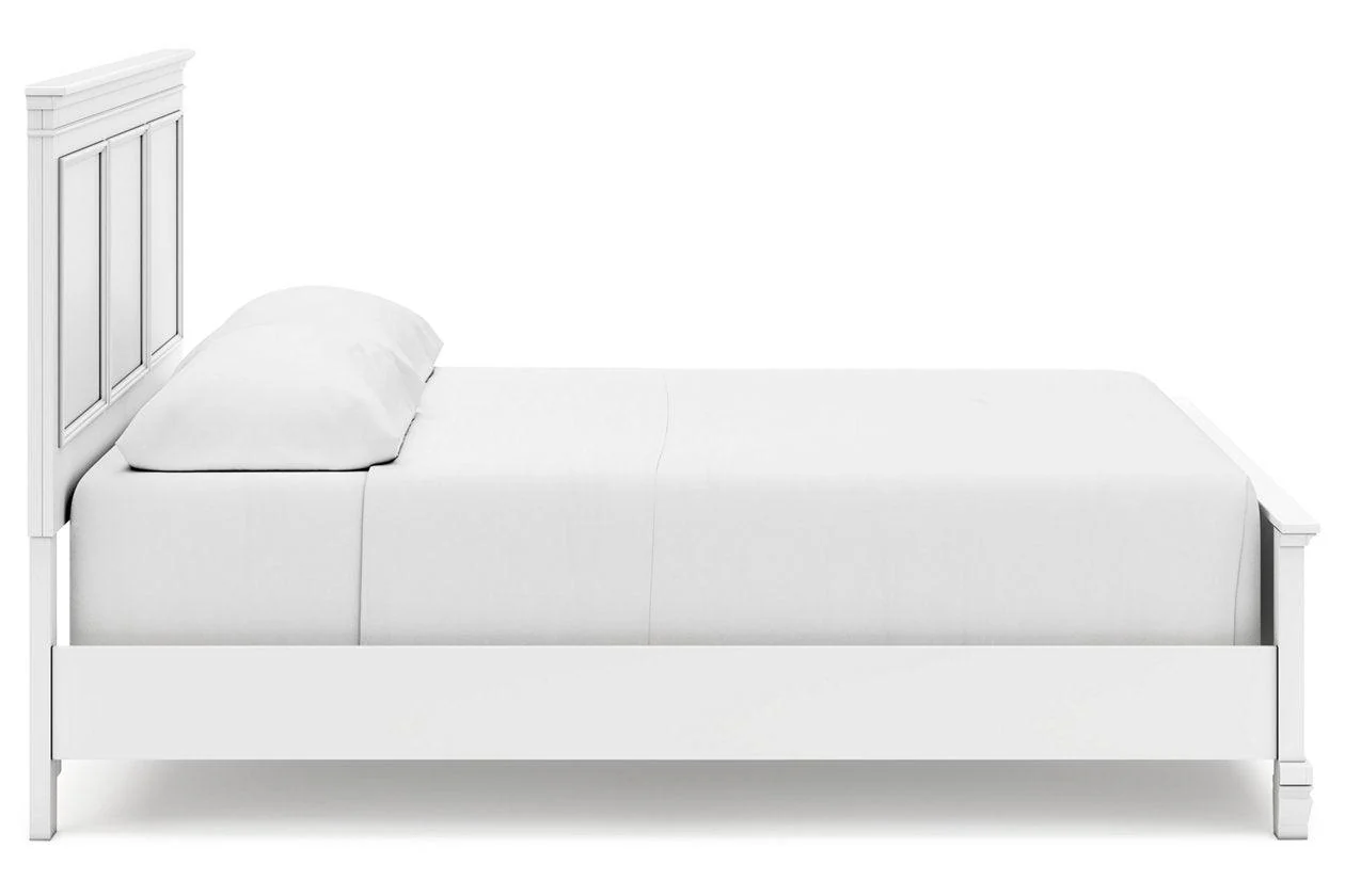 Fortman White California King Panel Bed - Image 7