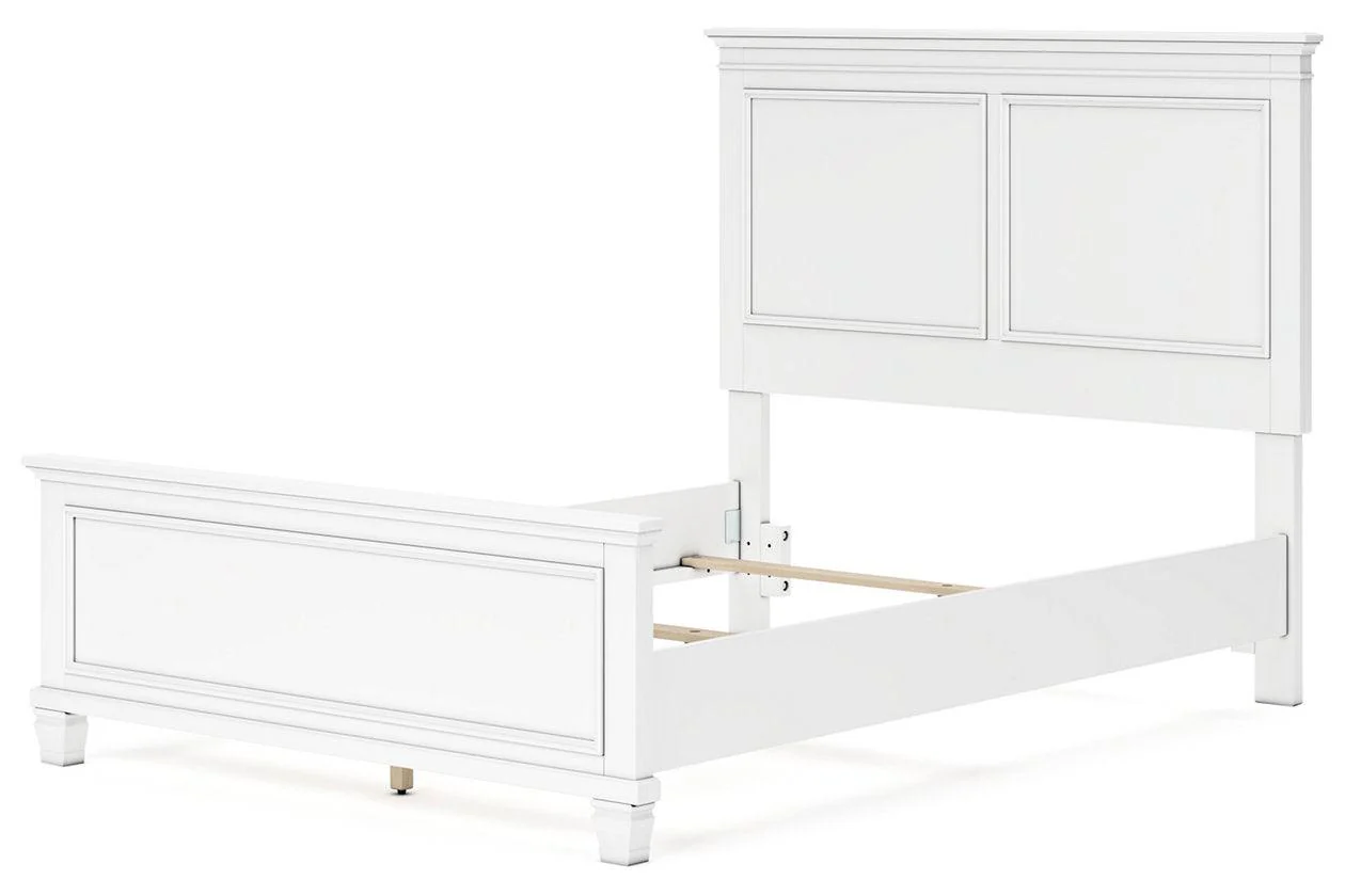 Fortman White Full Panel Bed - Image 2