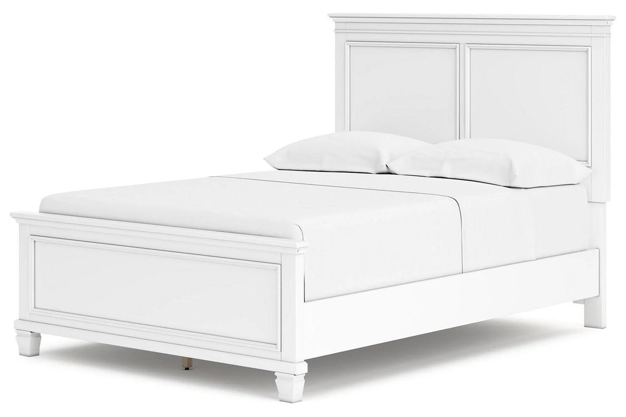 Fortman White Full Panel Bed - Image 3