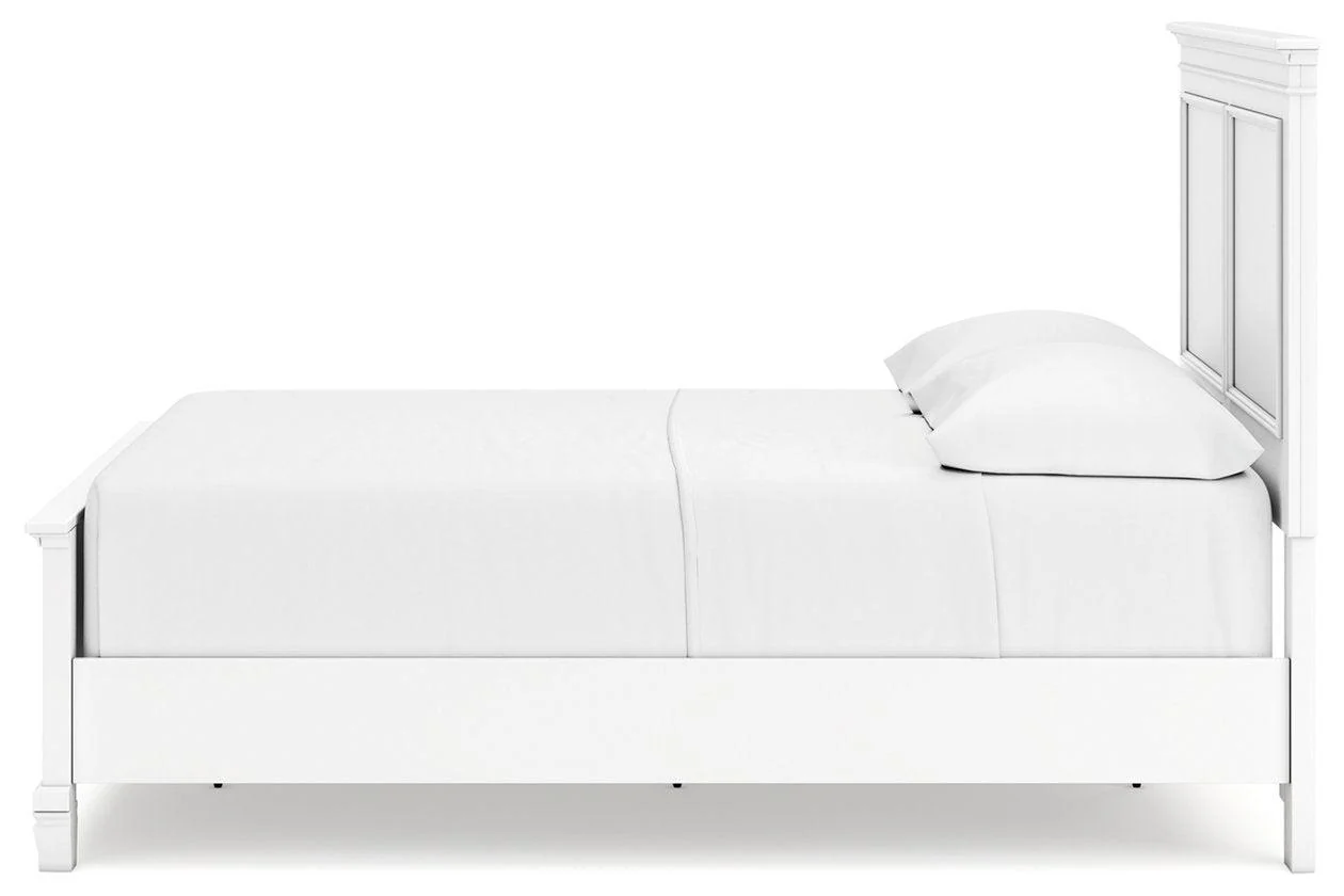 Fortman White Full Panel Bed - Image 6