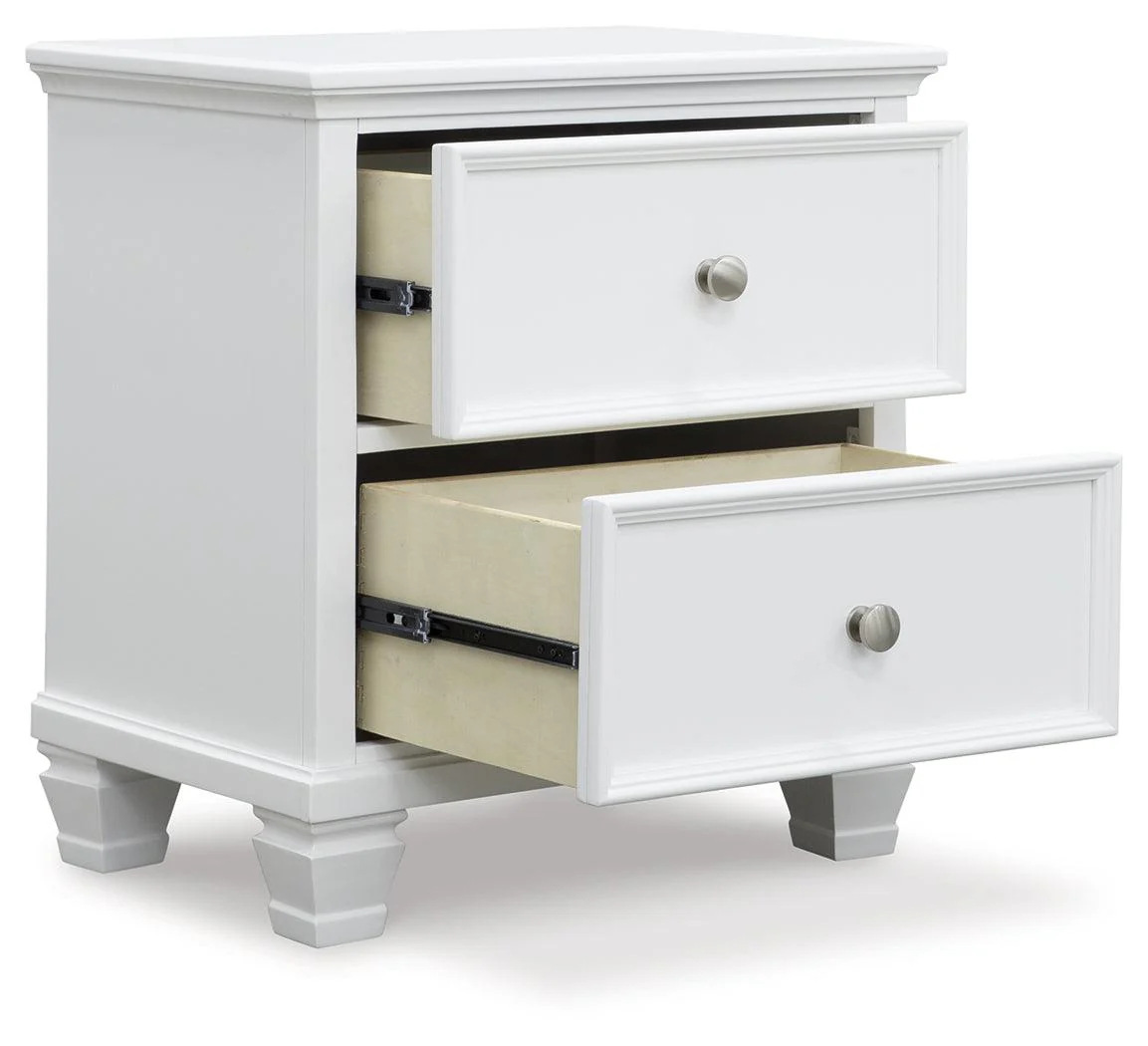Fortman White Nightstand - Image 2