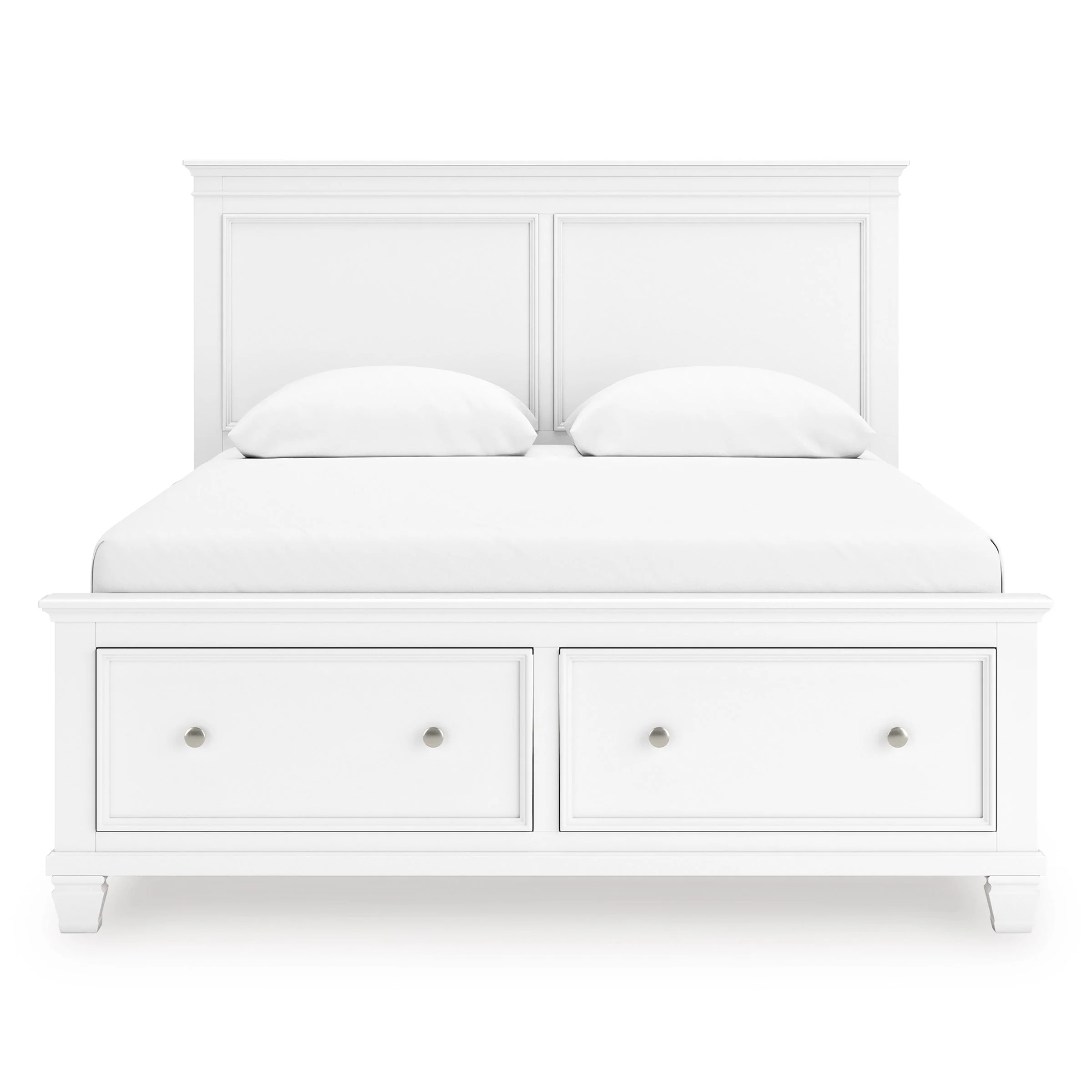Fortman White Panel Storage Bedroom Set - Image 3