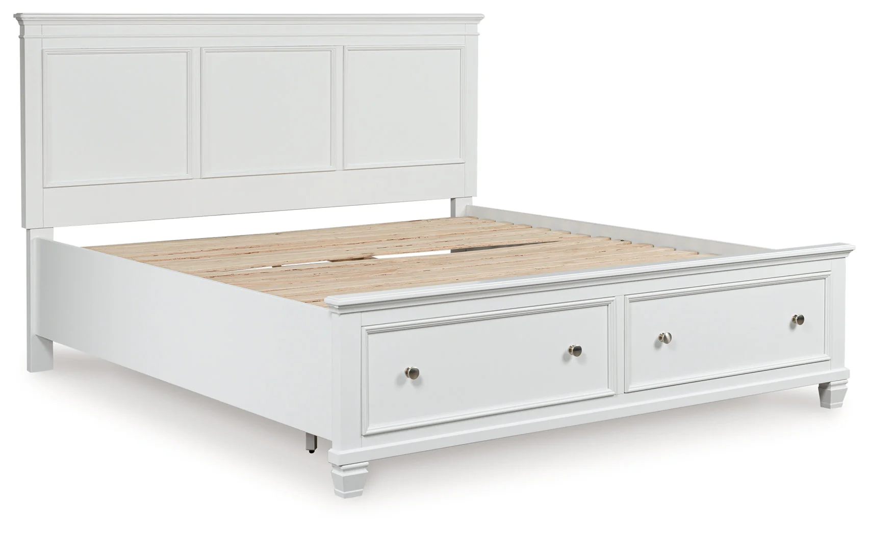 Fortman White Panel Storage Bedroom Set - Image 5