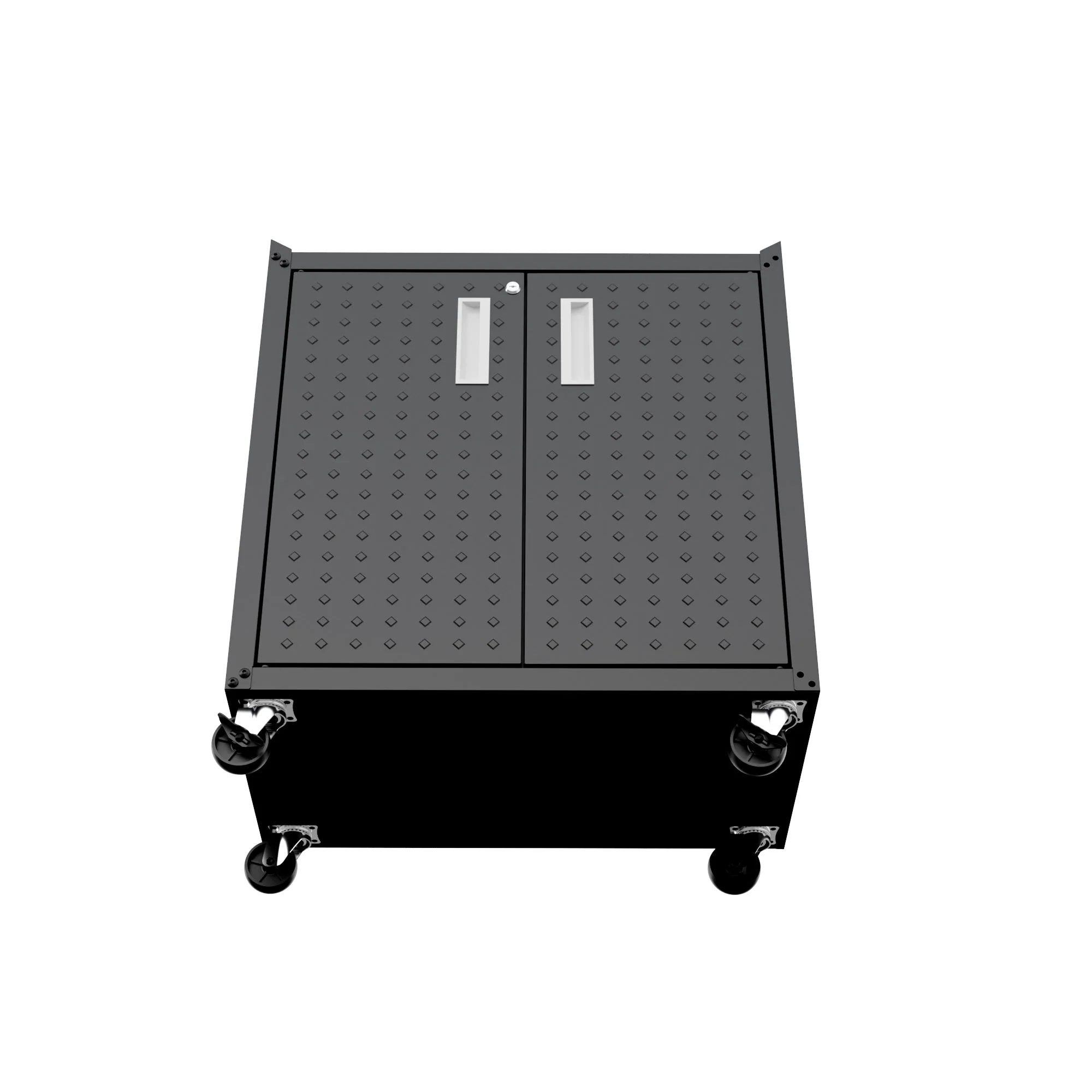 Fortress 31.5" Mobile Garage Cabinet with Shelves in Charcoal Grey - Image 7