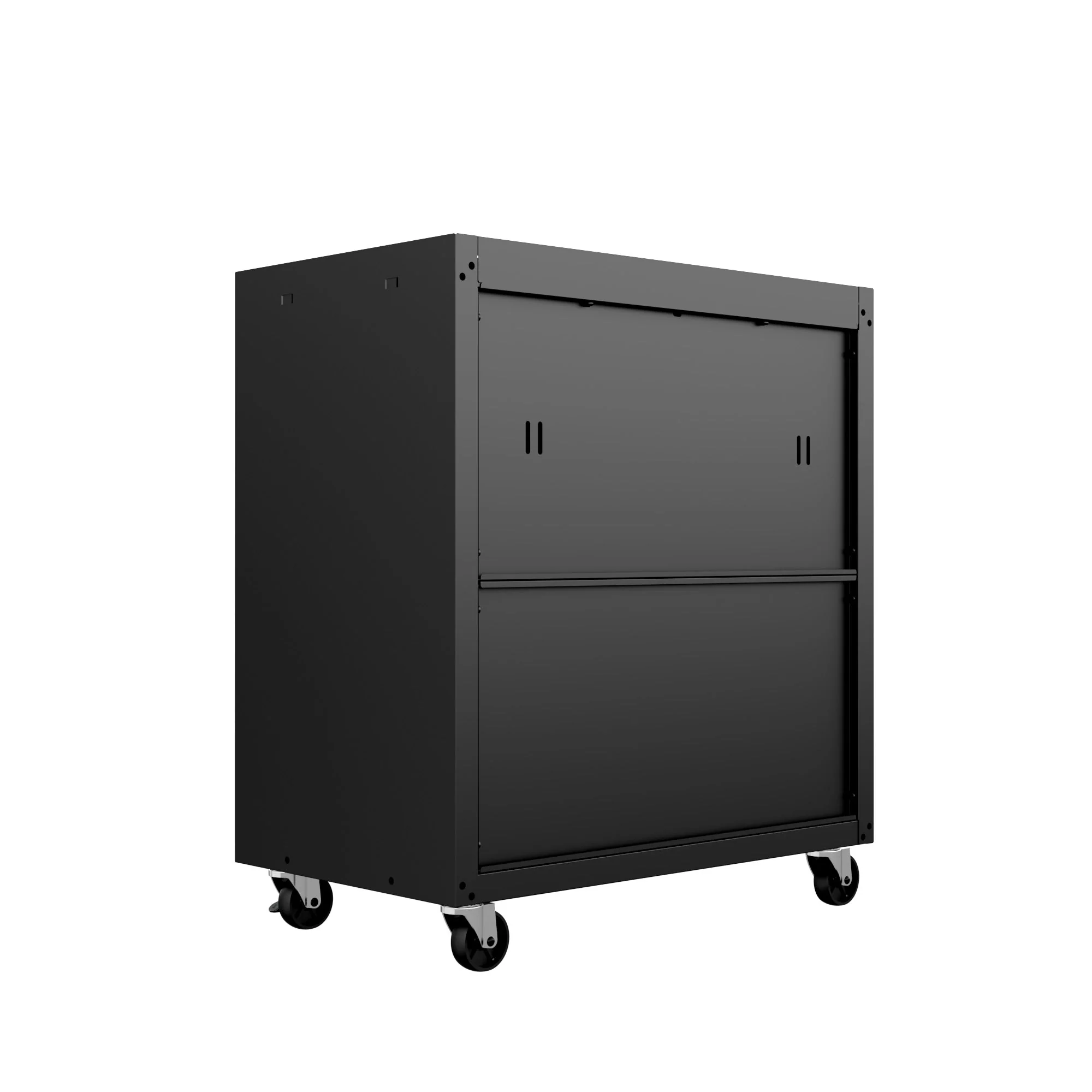 Fortress 31.5" Mobile Garage Cabinet with Shelves in Charcoal Grey - Image 9
