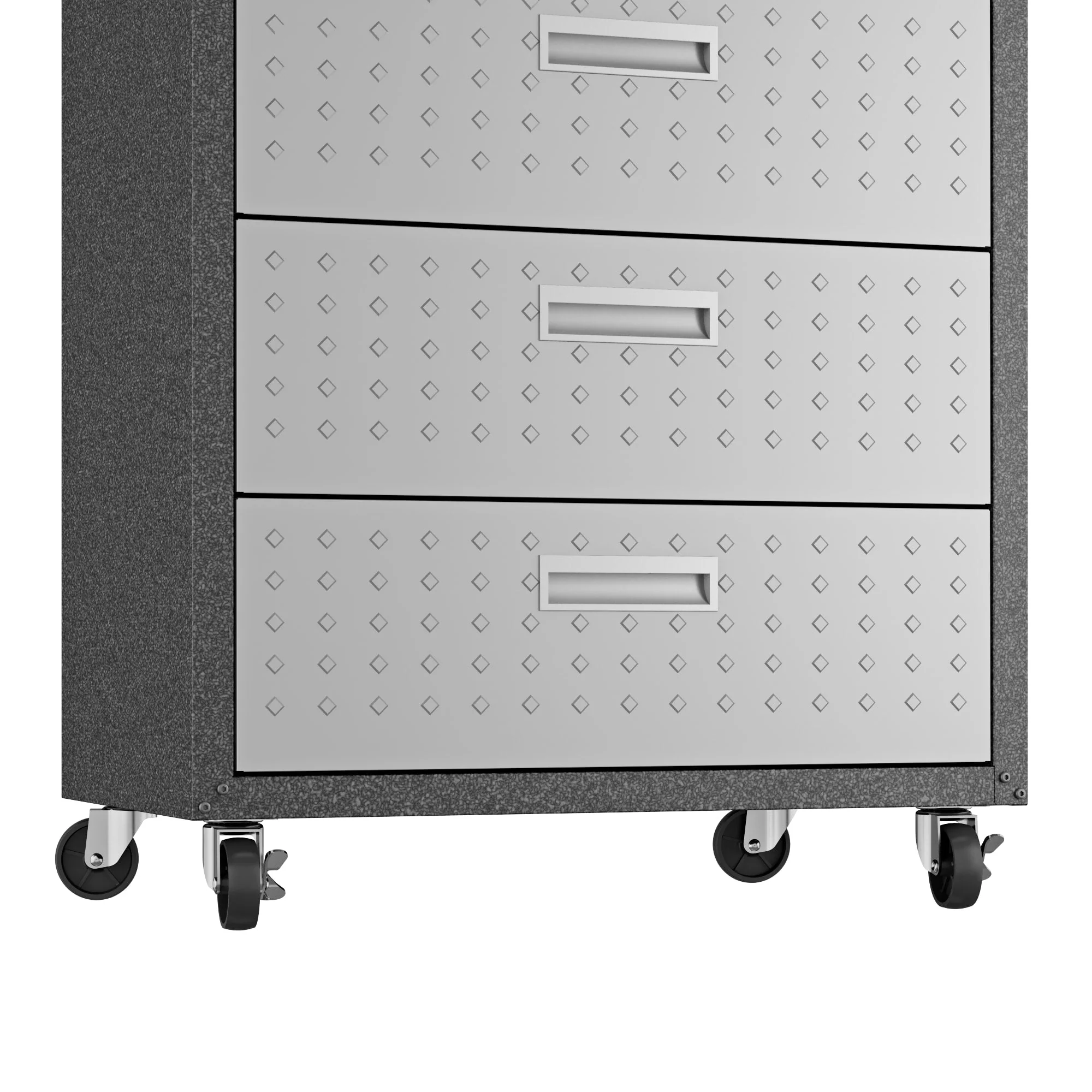 Fortress 31.5" Mobile Garage Chest with Drawers in Grey - Image 6