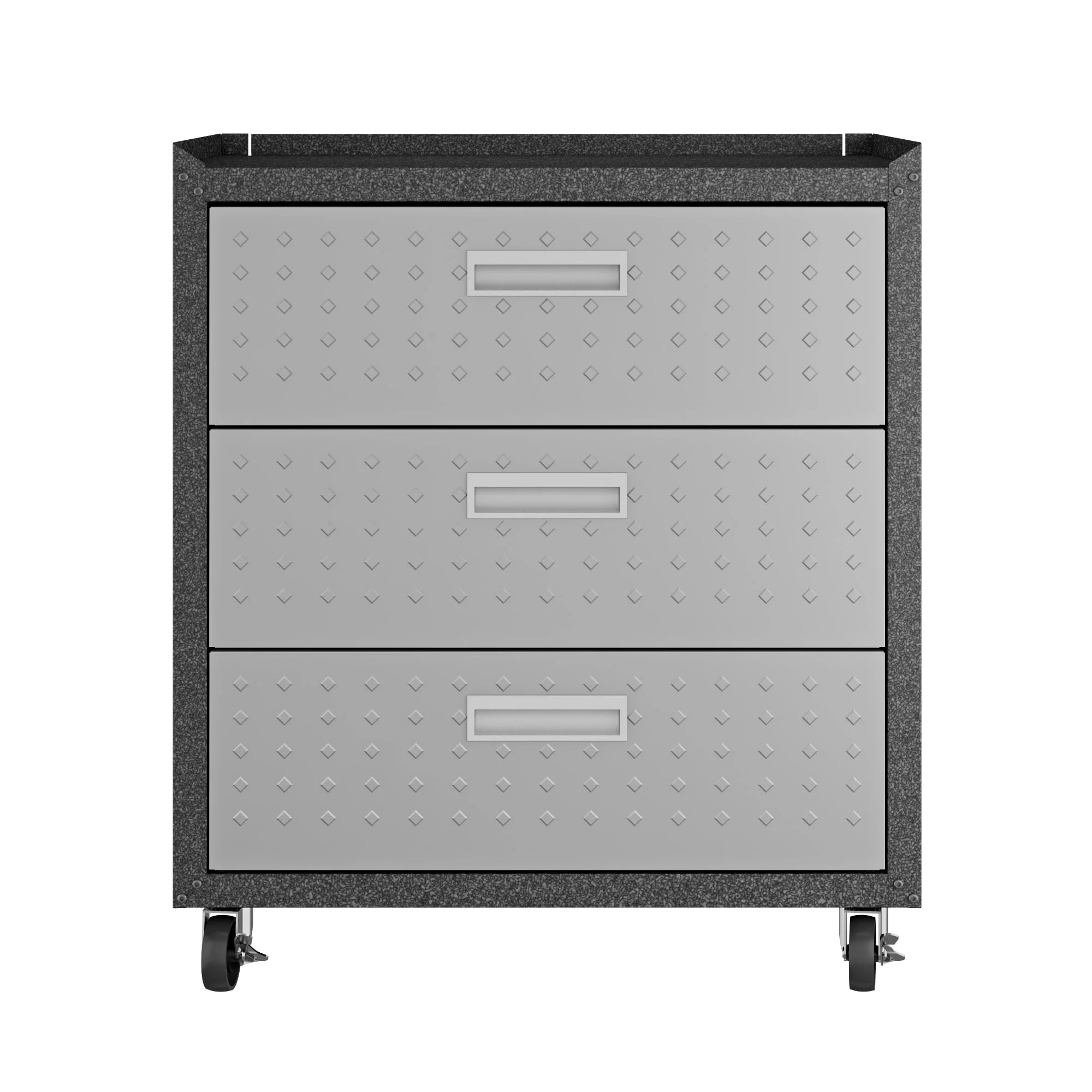 Fortress 31.5" Mobile Garage Chest with Drawers in Grey - Image 7