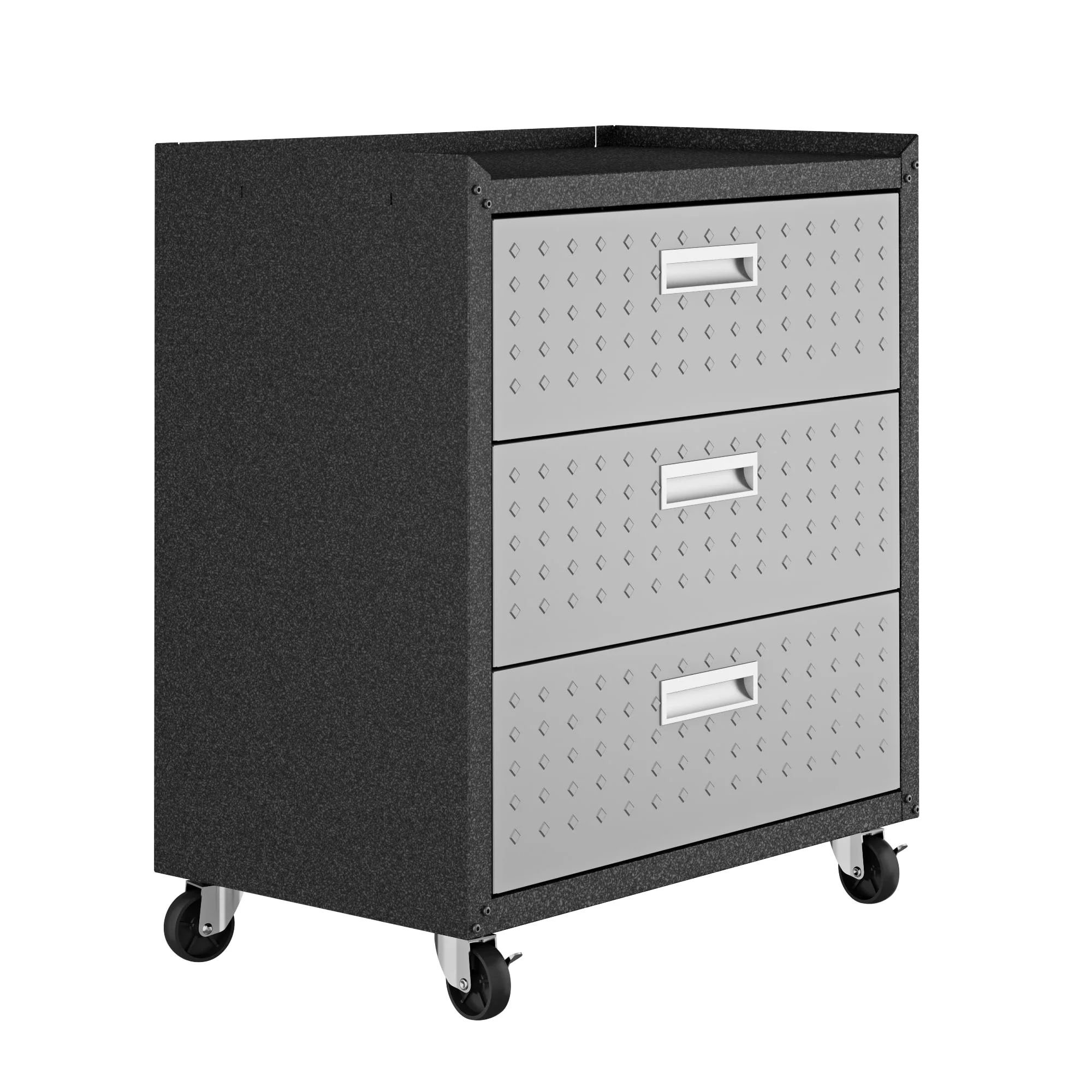Fortress 31.5" Mobile Garage Chest with Drawers in Grey - Image 8