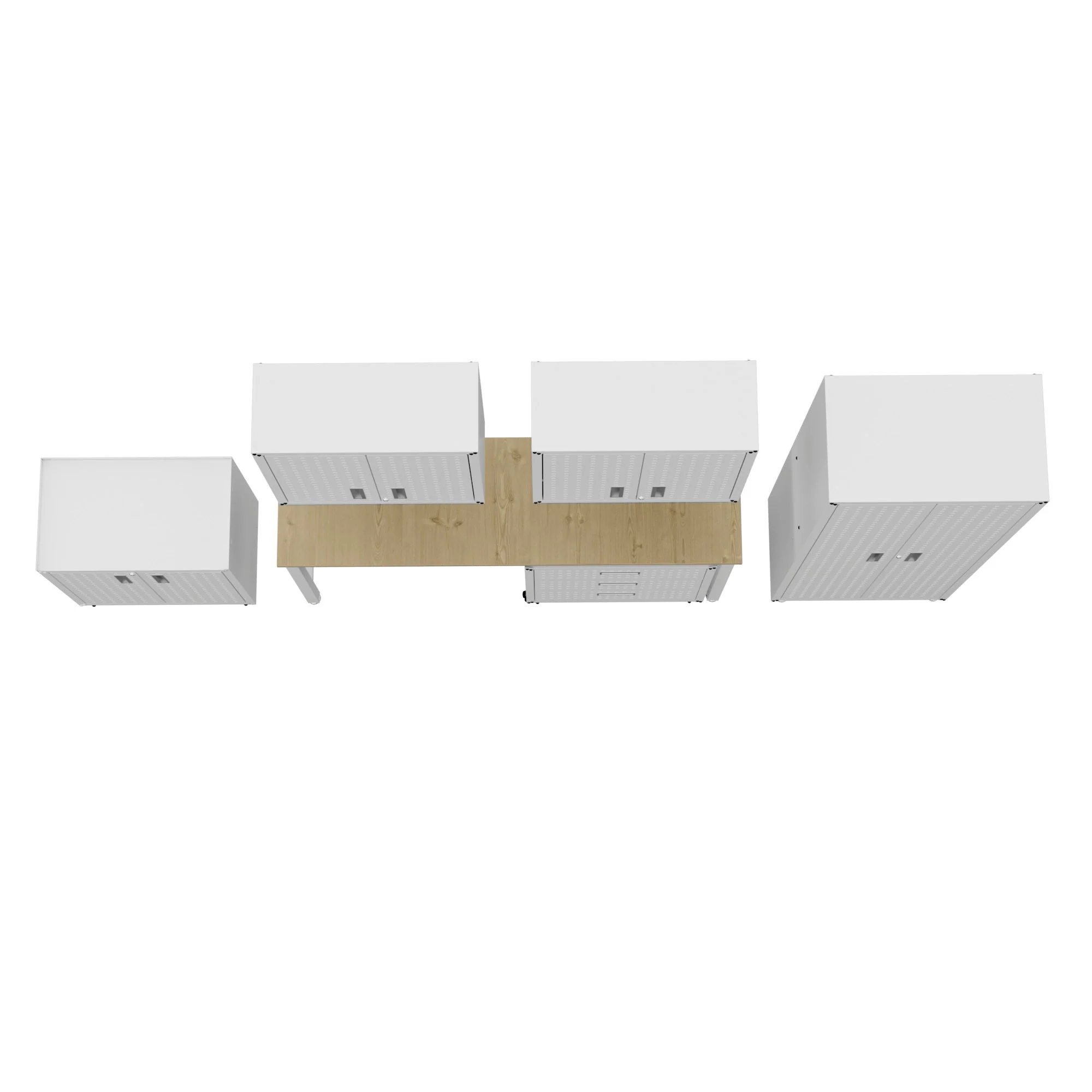 Fortress 6-Piece Garage Set in White - Image 6