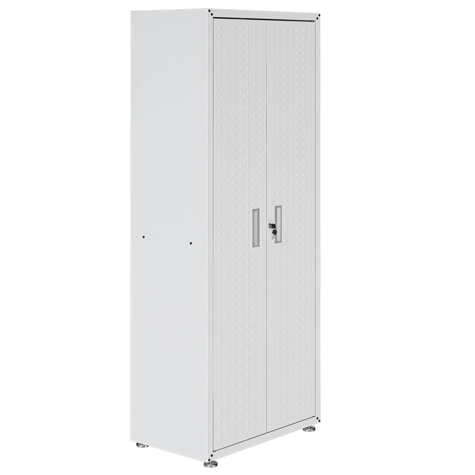 Fortress 74.8" Tall Garage Cabinet in White - Image 8