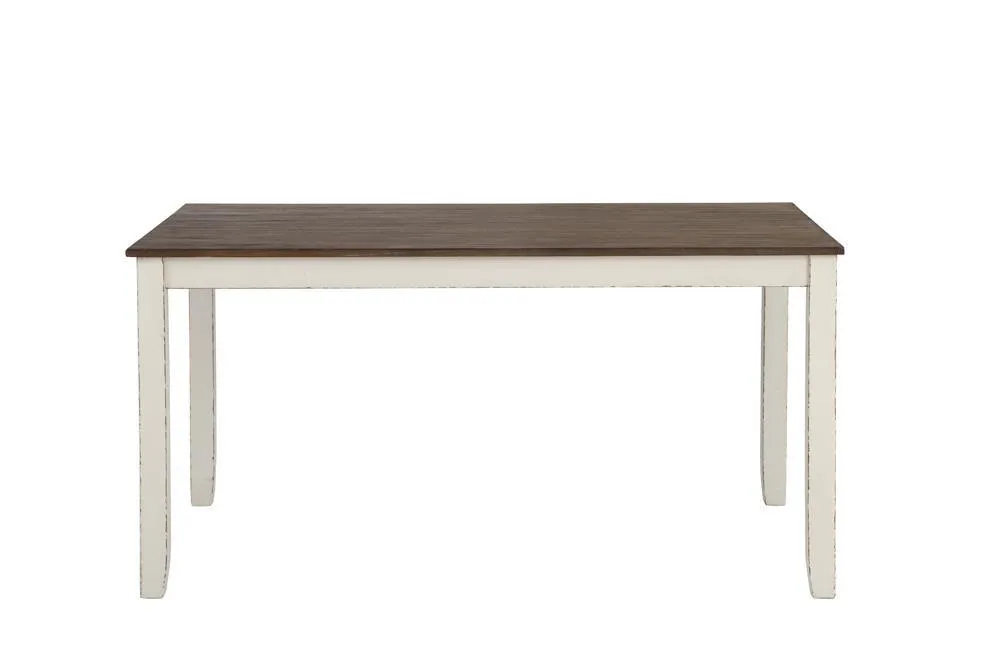Fortress Chestnut/Vintage White 7-Piece Dining Set - Image 6
