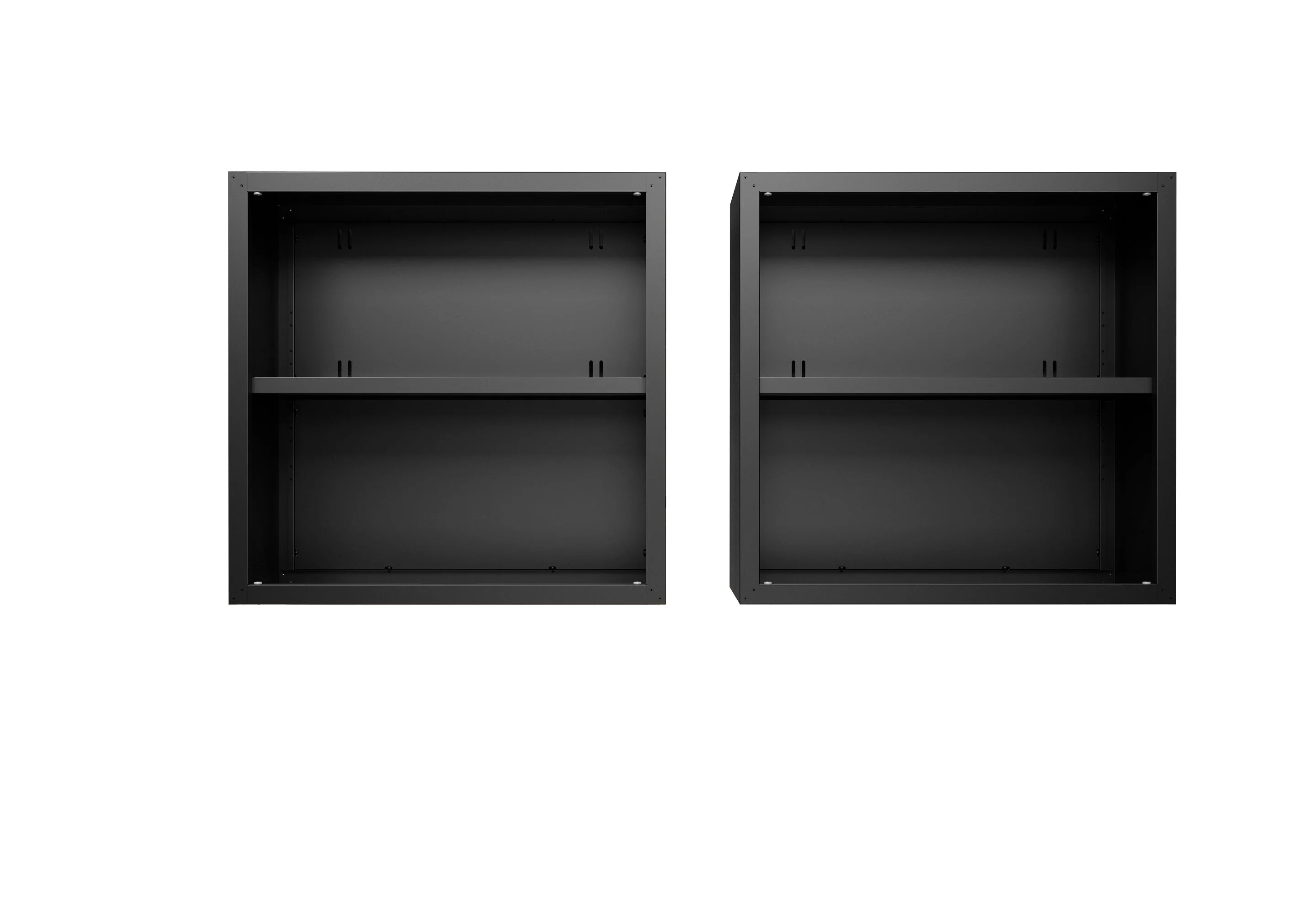 Fortress Floating Garage Cabinet in Charcoal Grey (set of 2) - Image 4