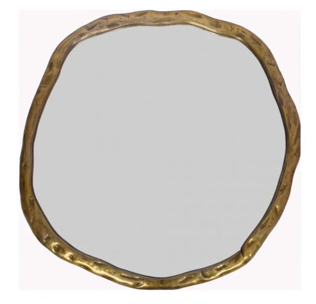 Foundry Large Mirror Gold