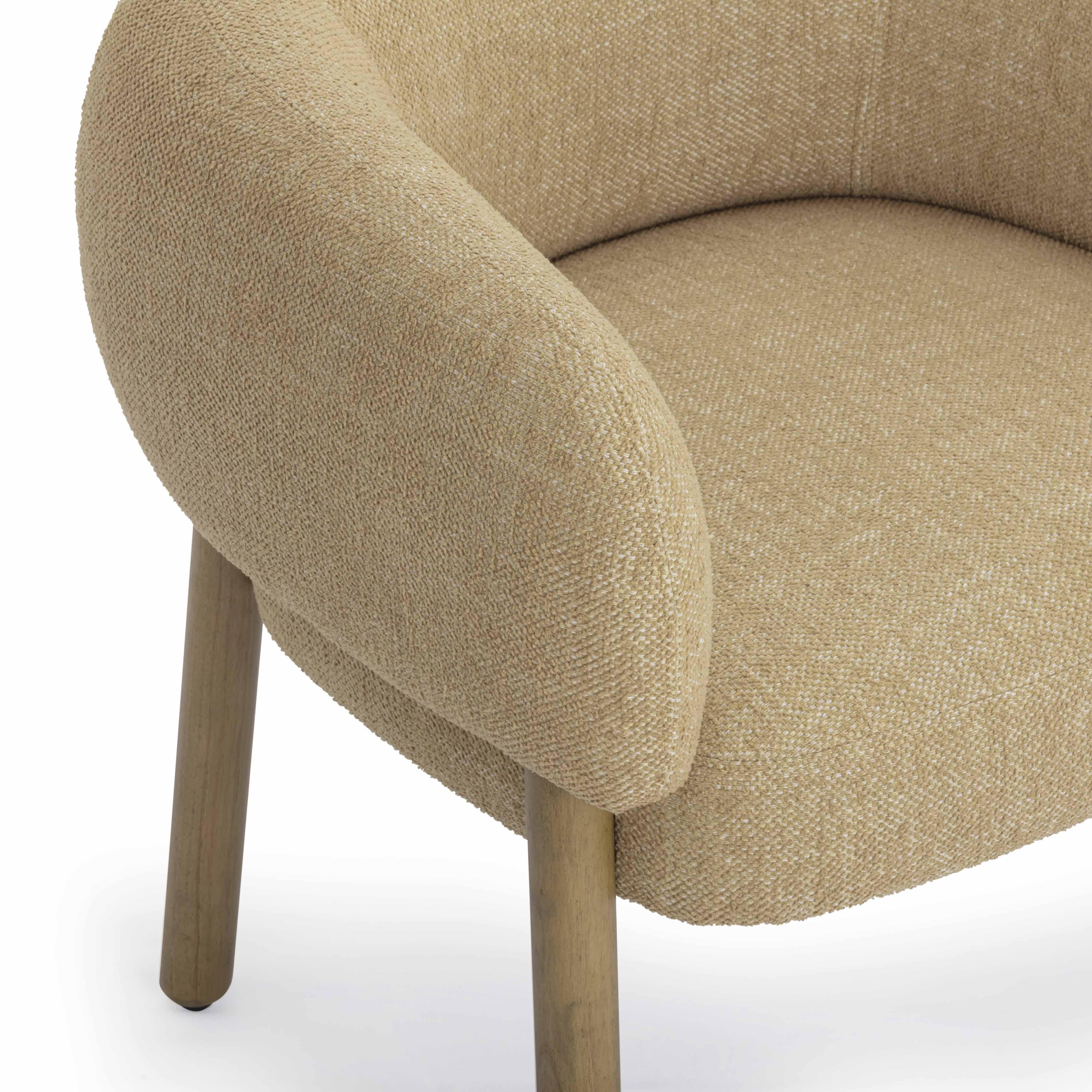 Foxy Textured Fabric Accent Chair - Image 6