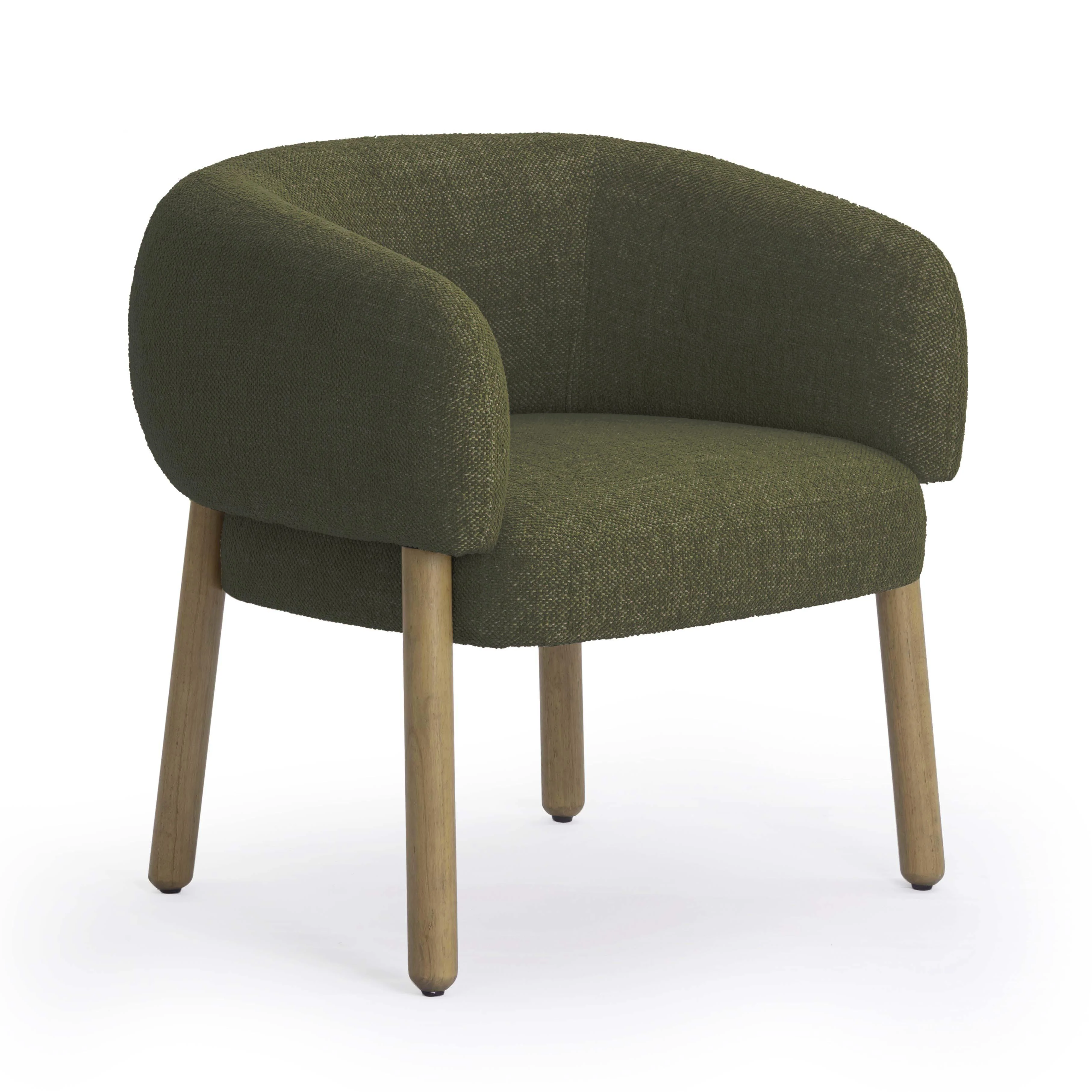 Foxy Textured Fabric Accent Chair - Image 9