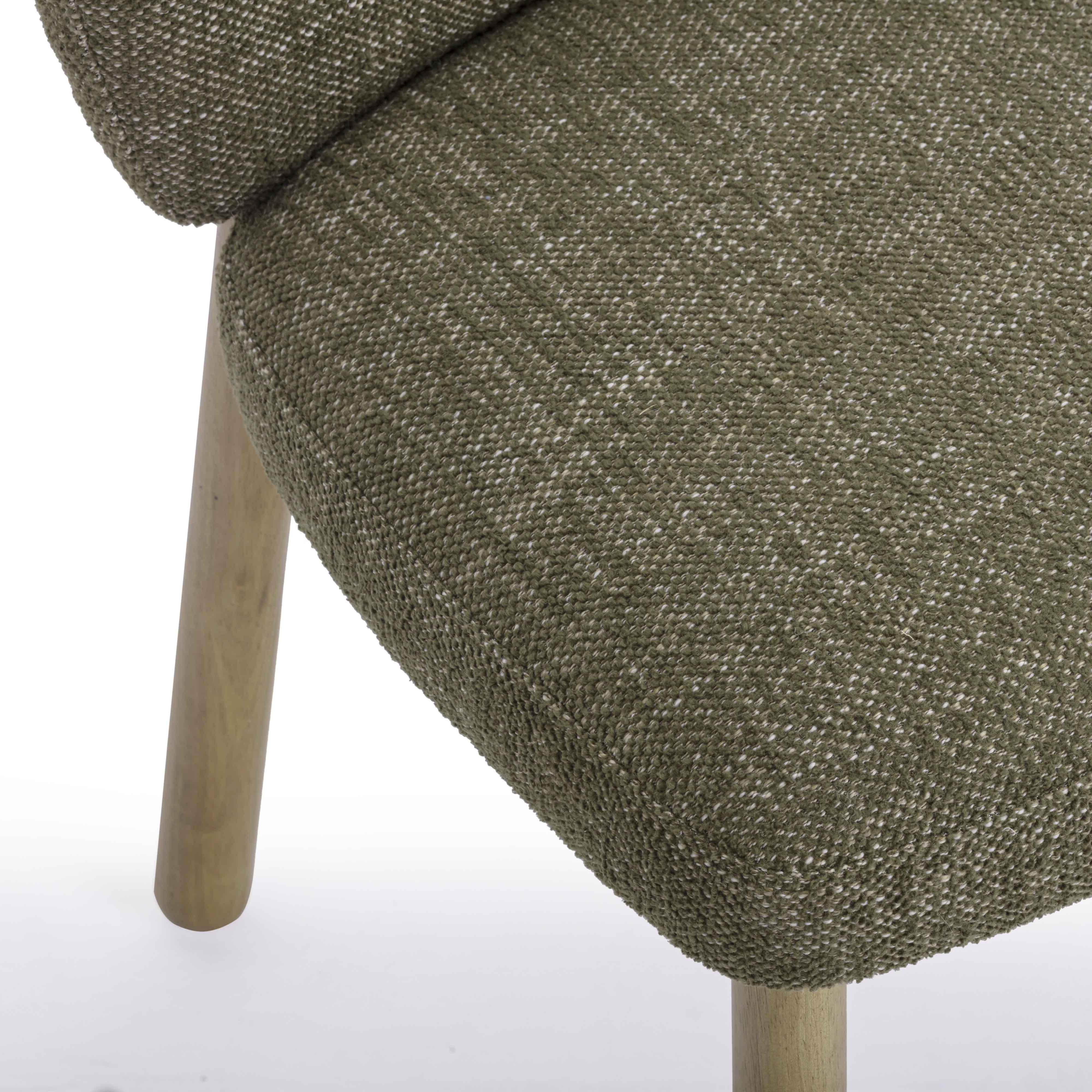 Foxy Textured Fabric Dining Chair - Image 14