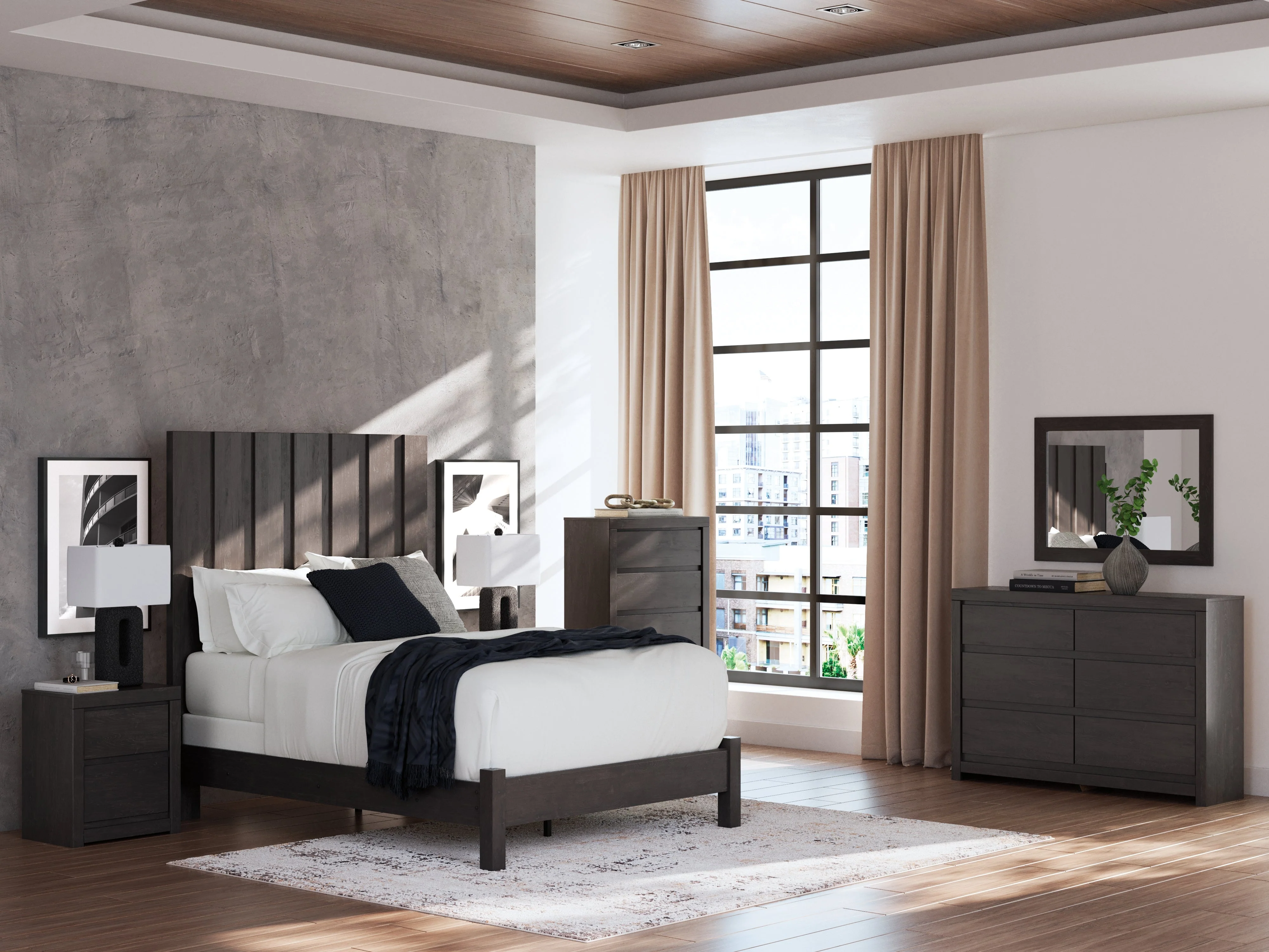 Fraluna Charcoal Dresser - Image 11