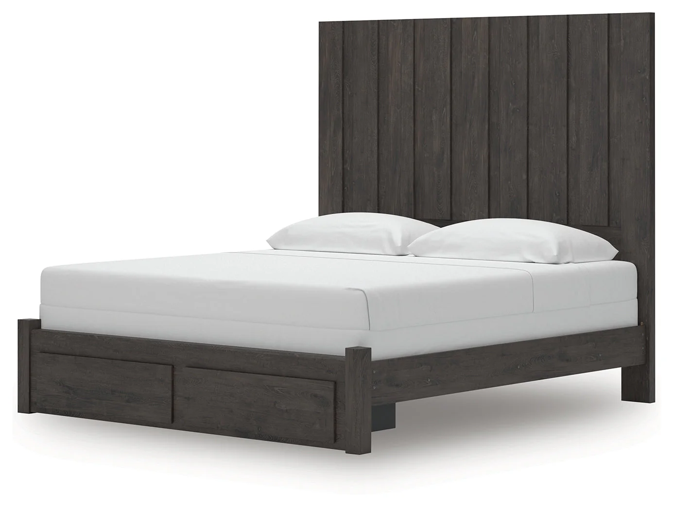 Fraluna Charcoal King Panel Storage Bed - Image 2