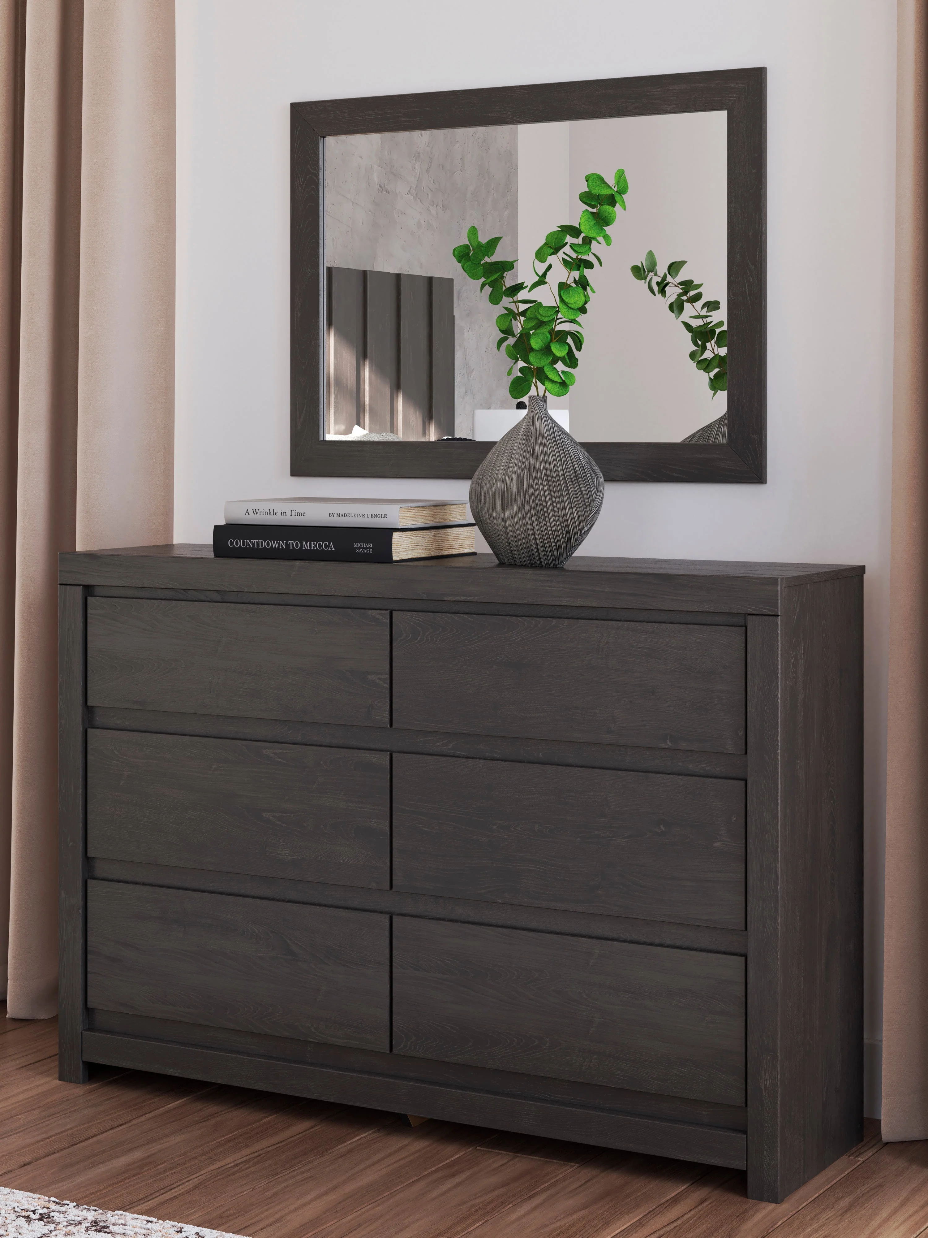 Fraluna Charcoal Panel Bedroom Set - Image 14