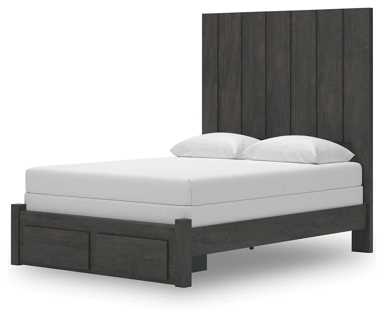Fraluna Charcoal Queen Panel Storage Bed - Image 2