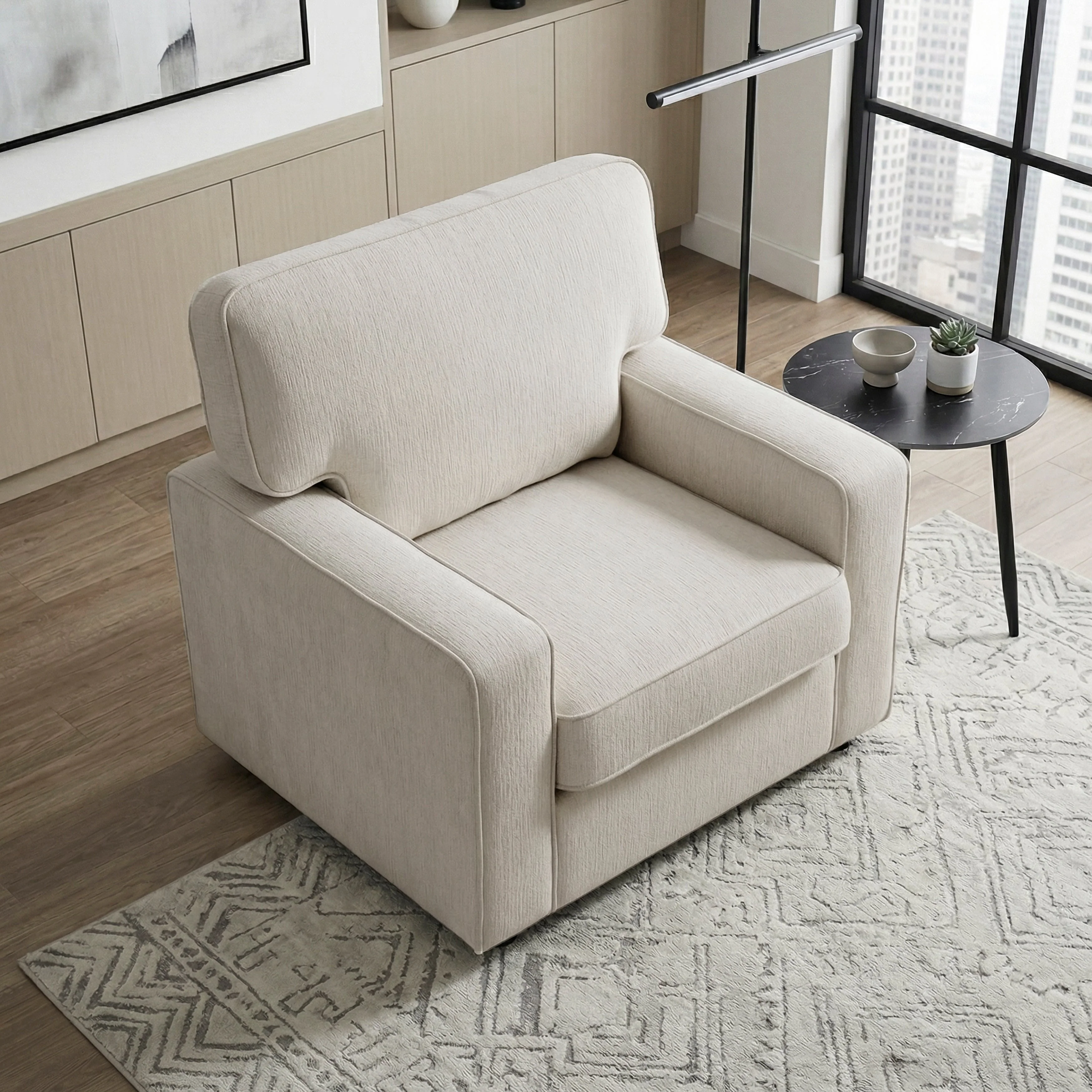 Frances Beige 3-Piece Living Room Set - Image 20