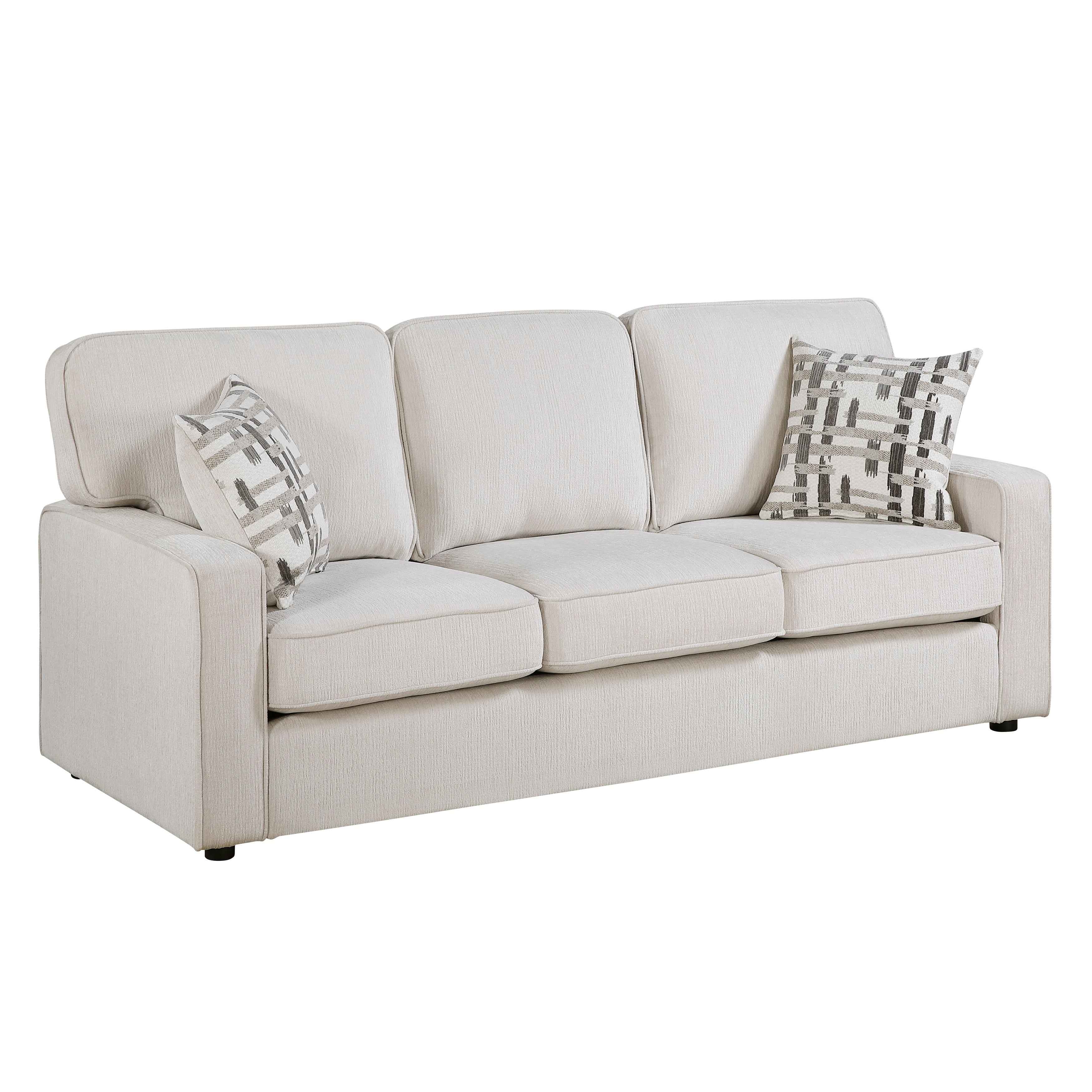 Frances Beige 3-Piece Living Room Set - Image 3