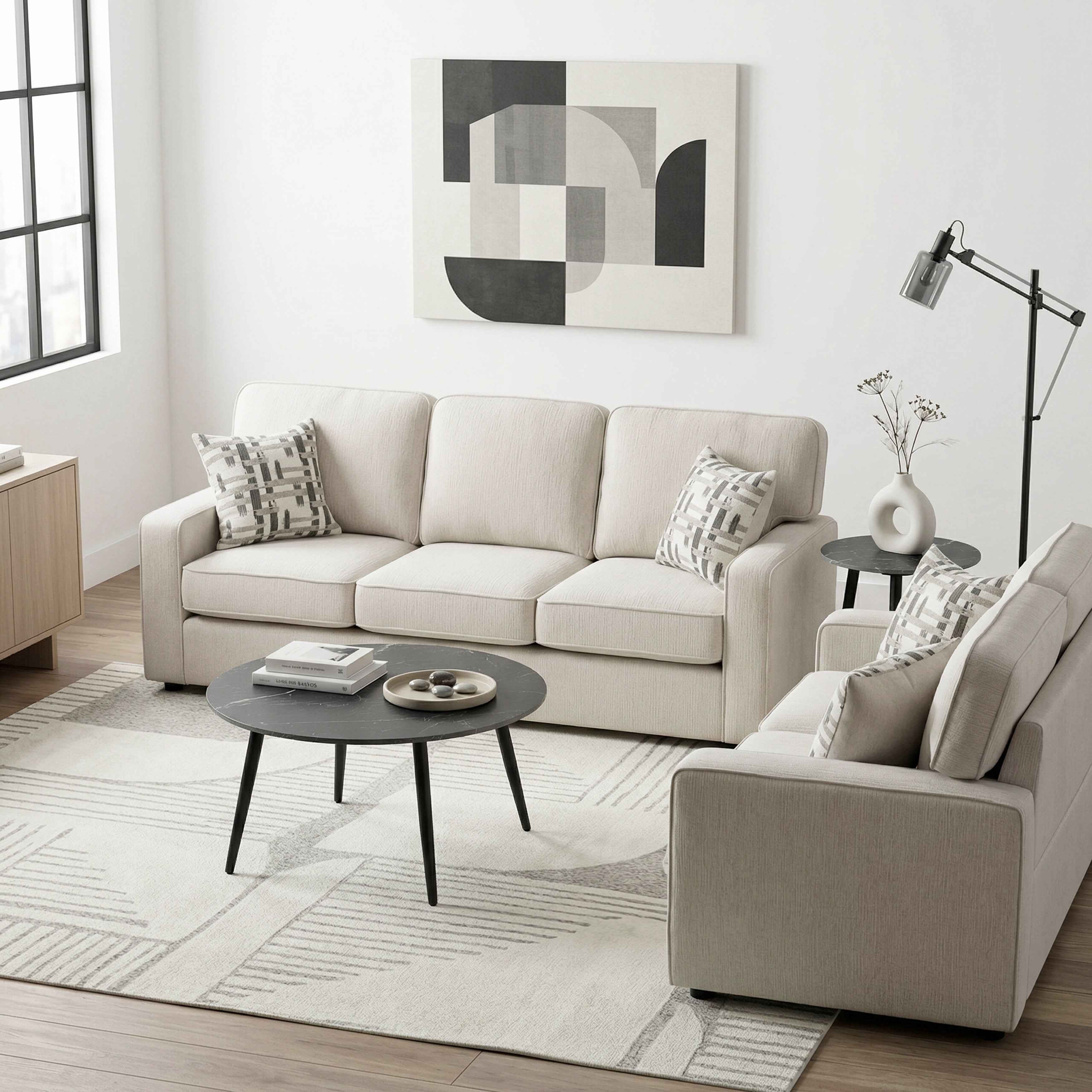 Frances Beige Living Room Set - Image 23
