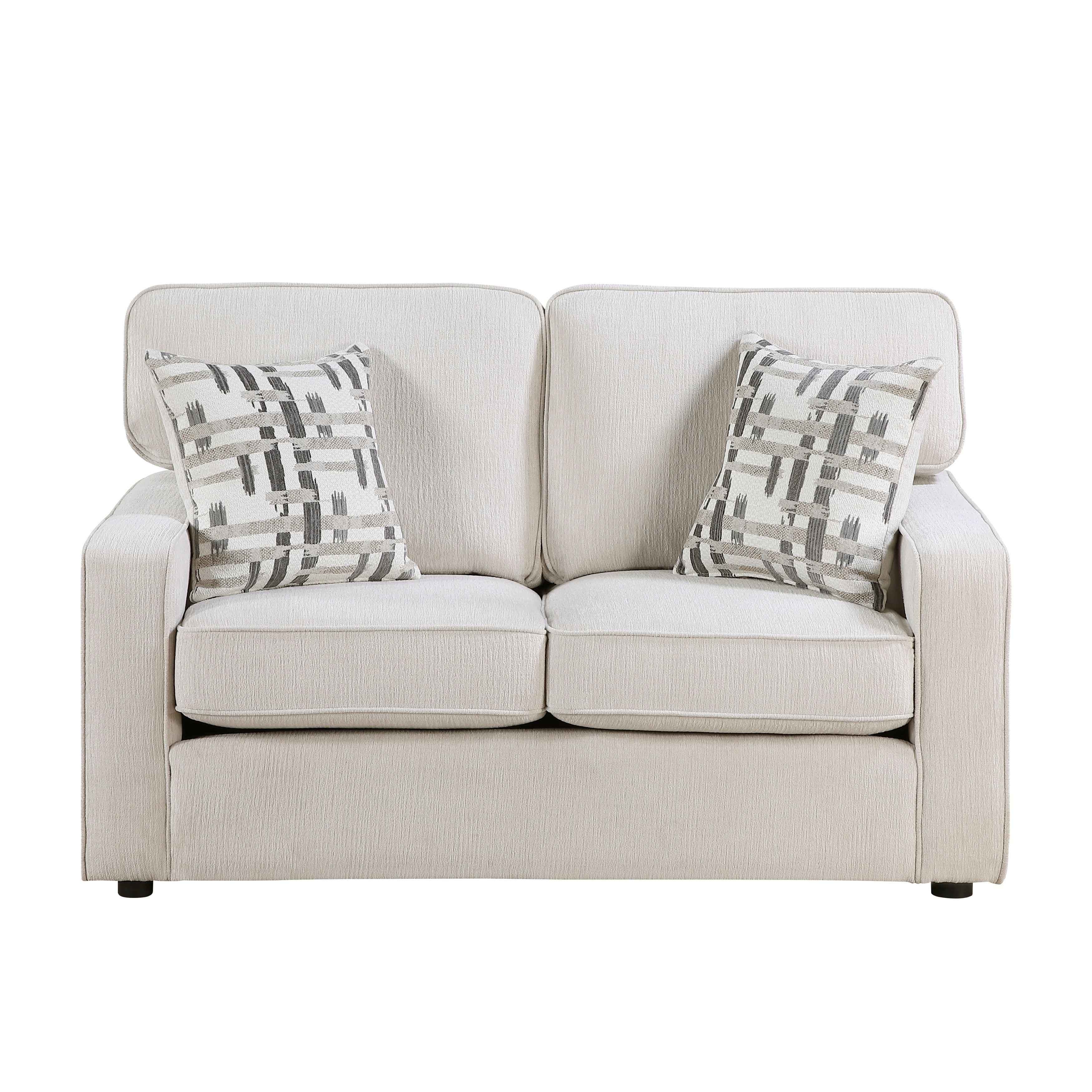 Frances Beige Loveseat