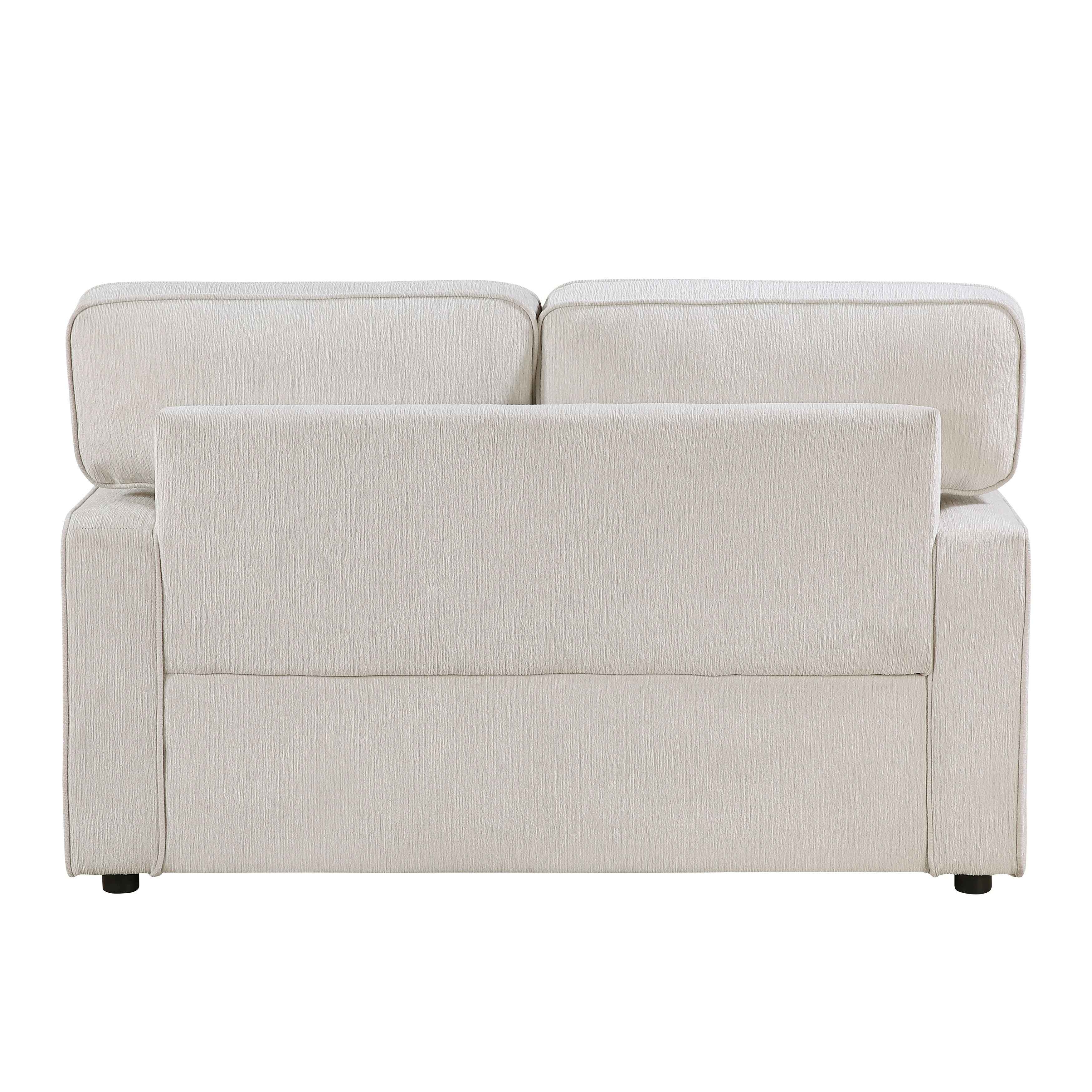 Frances Beige Loveseat - Image 4